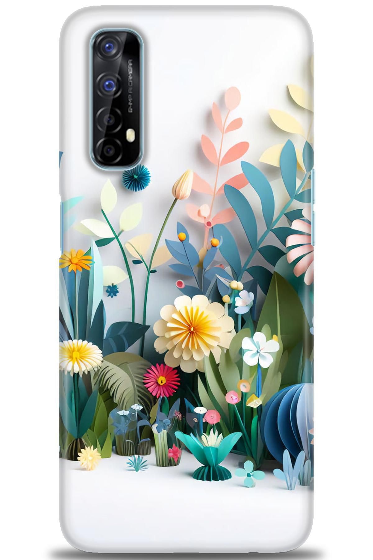 realme 7 İle Uyumlu HD Baskılı Desenli Silikon Kılıf - 754
