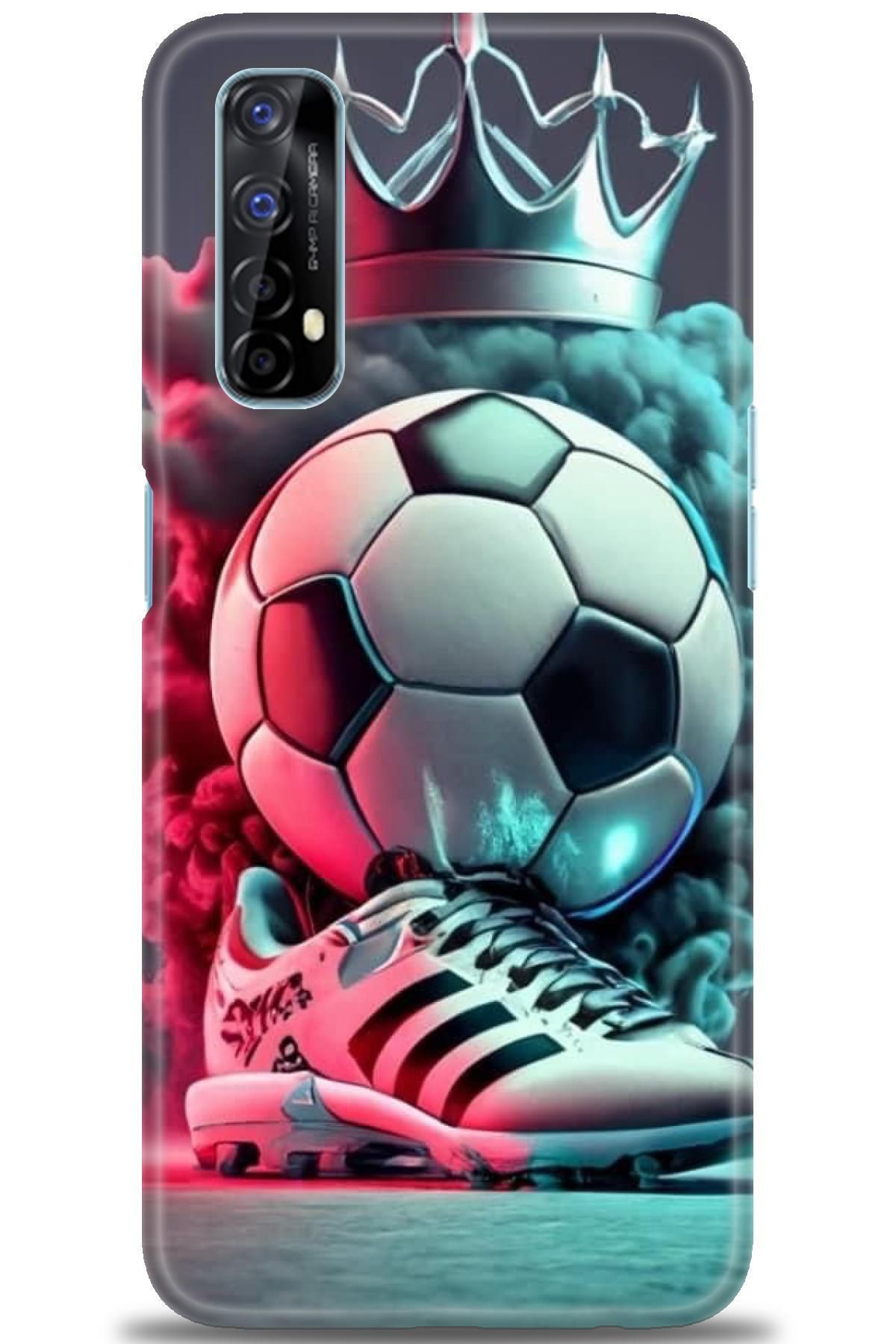 realme 7 İle Uyumlu HD Baskılı Desenli Silikon Kılıf - 870