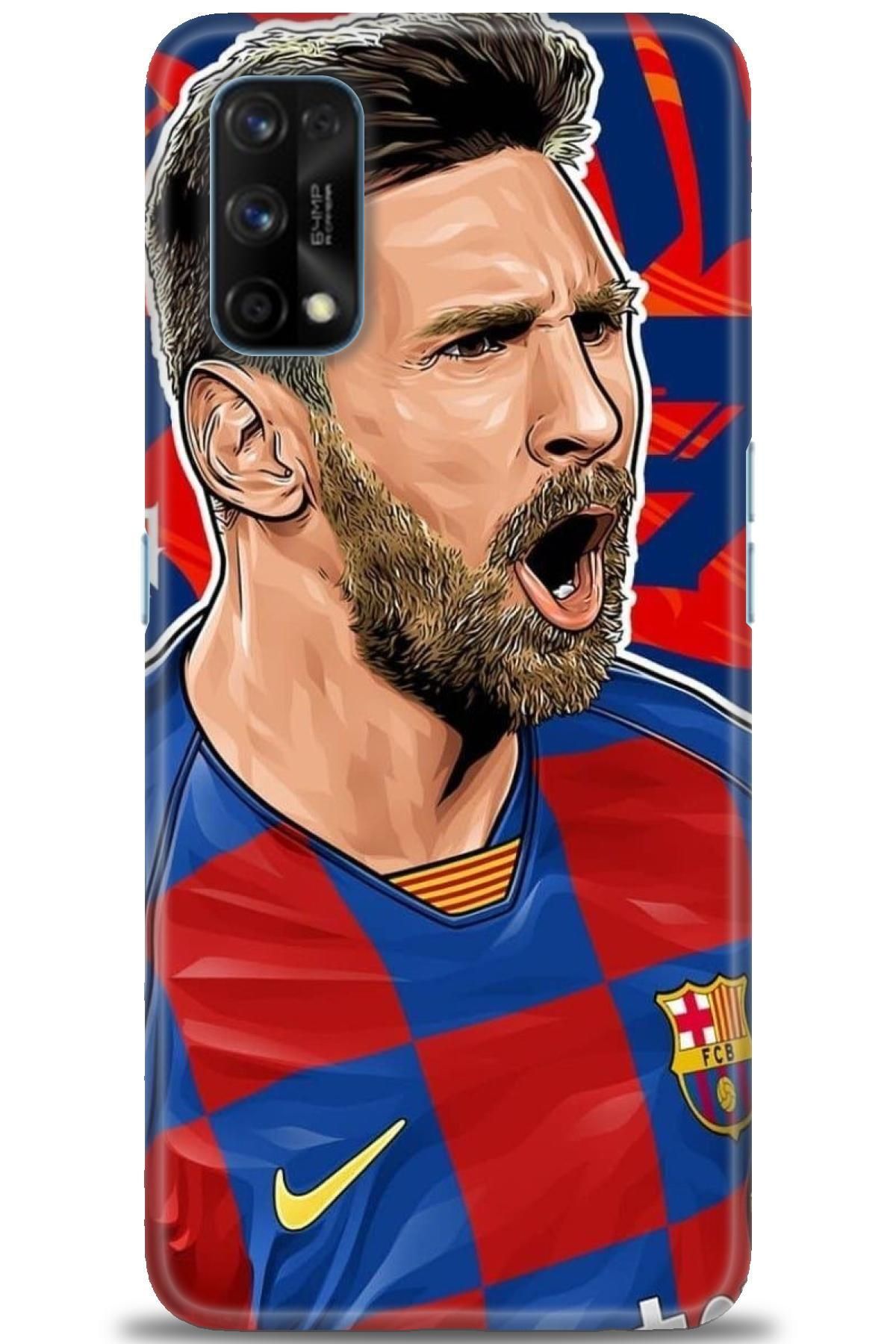 realme 7 Pro İle Uyumlu HD Baskılı Desenli Silikon Kılıf - 453