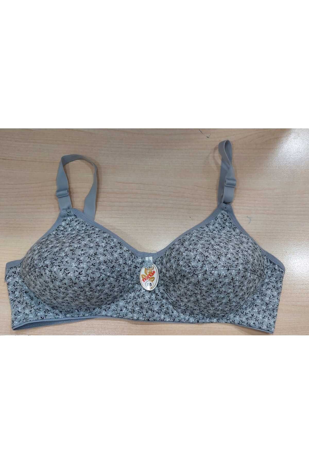 Tektaş (3 ADET) PENYE İÇİ BOŞ BALENSİZ SÜNGERLİ DESENLİ ANNE SÜTYEN