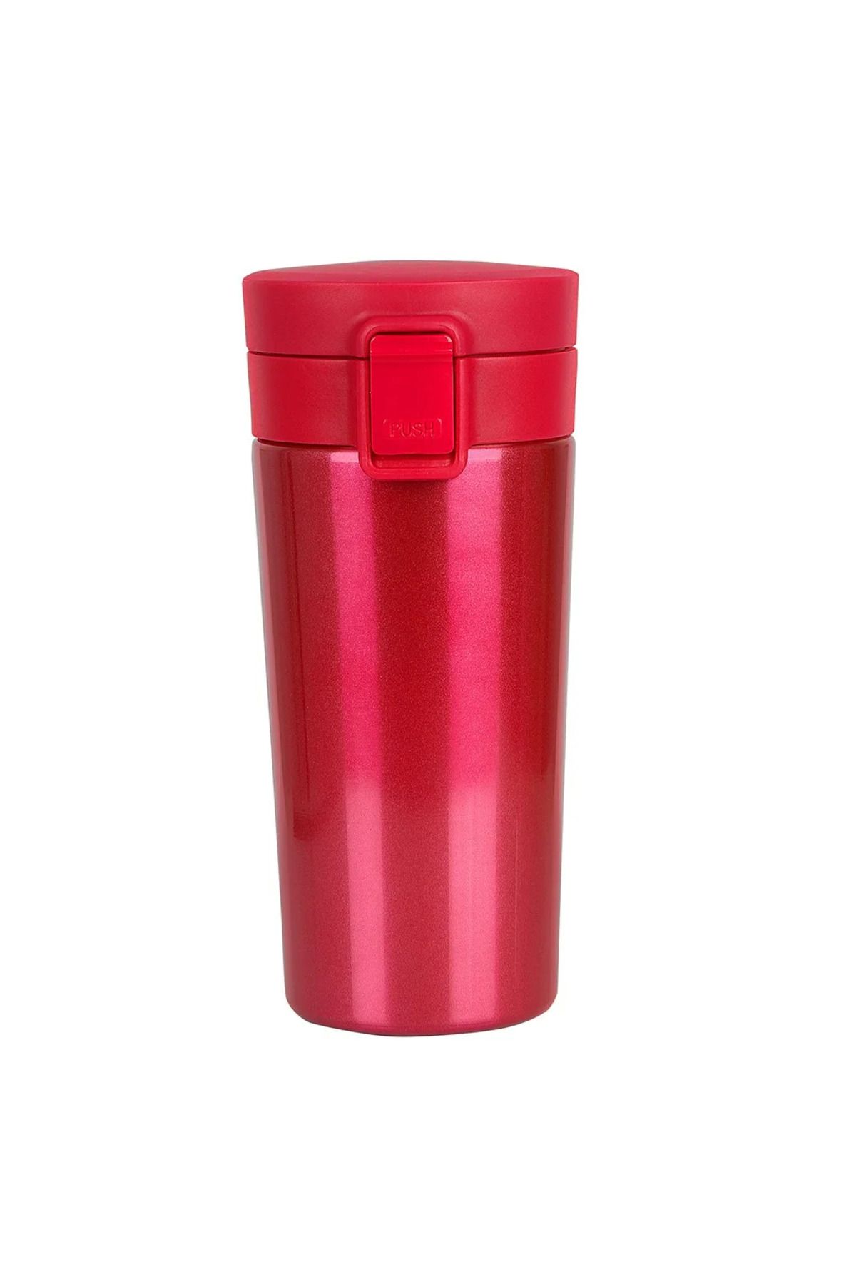 Kenpool Anneler Gününe Özel Hediyelik Termos Kişiye Özel Isim Baskılı Kırmızı Çelik 380 ml Termos