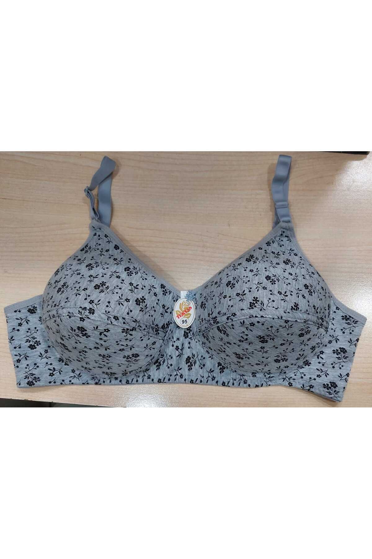 Tektaş (3 ADET) PENYE İÇİ BOŞ BALENSİZ SÜNGERLİ DESENLİ ANNE SÜTYEN