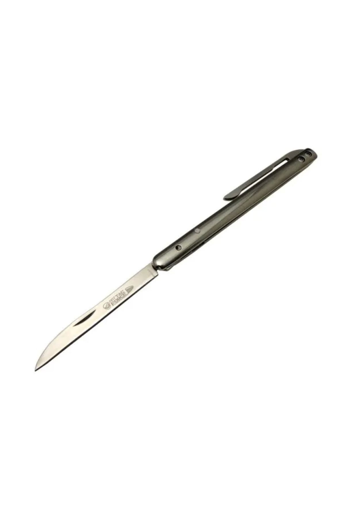 YNT İthalat İnce D2 Çelik Çakı 18 Cm , Metal Sap