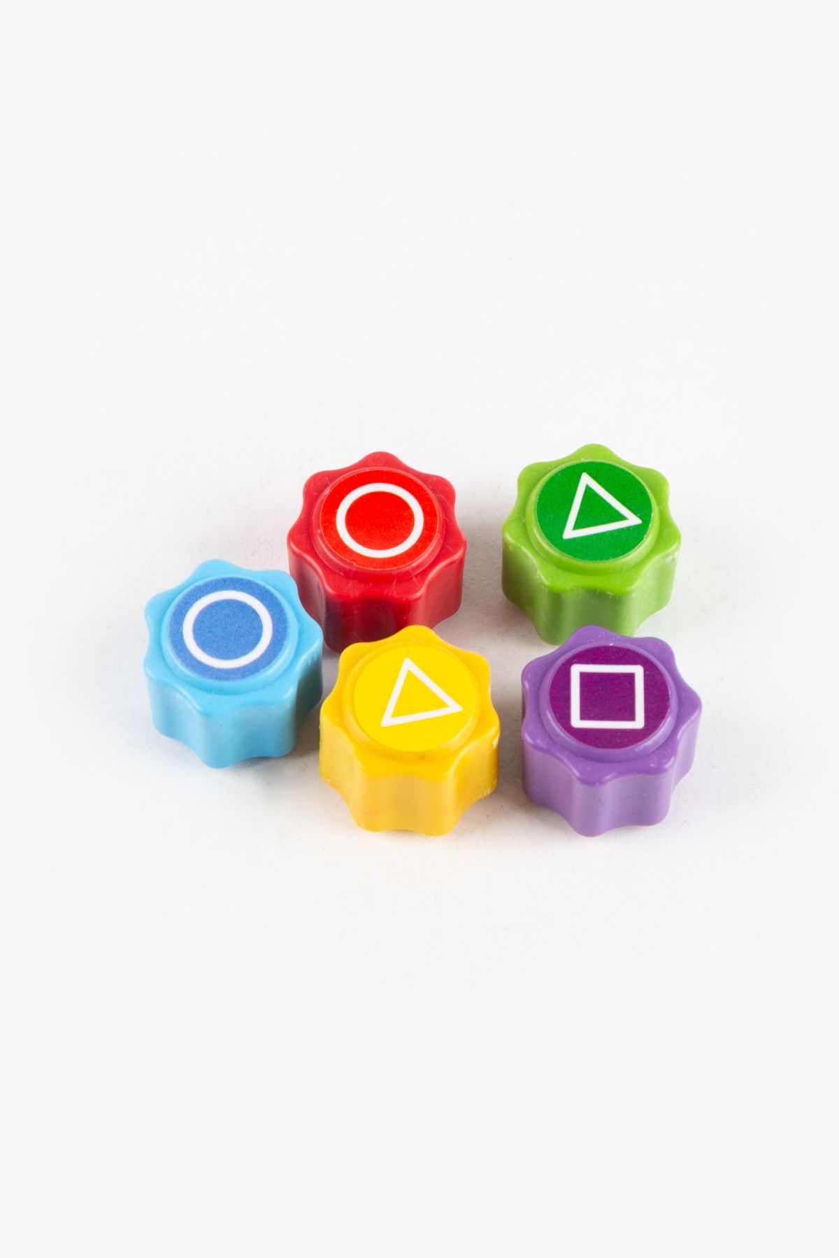 ThinkMaster-Set of 3 Squid 2 Gonggi Game Stone Game Set Five Stone Gonggi Toy Squid Game Colored Stone 4