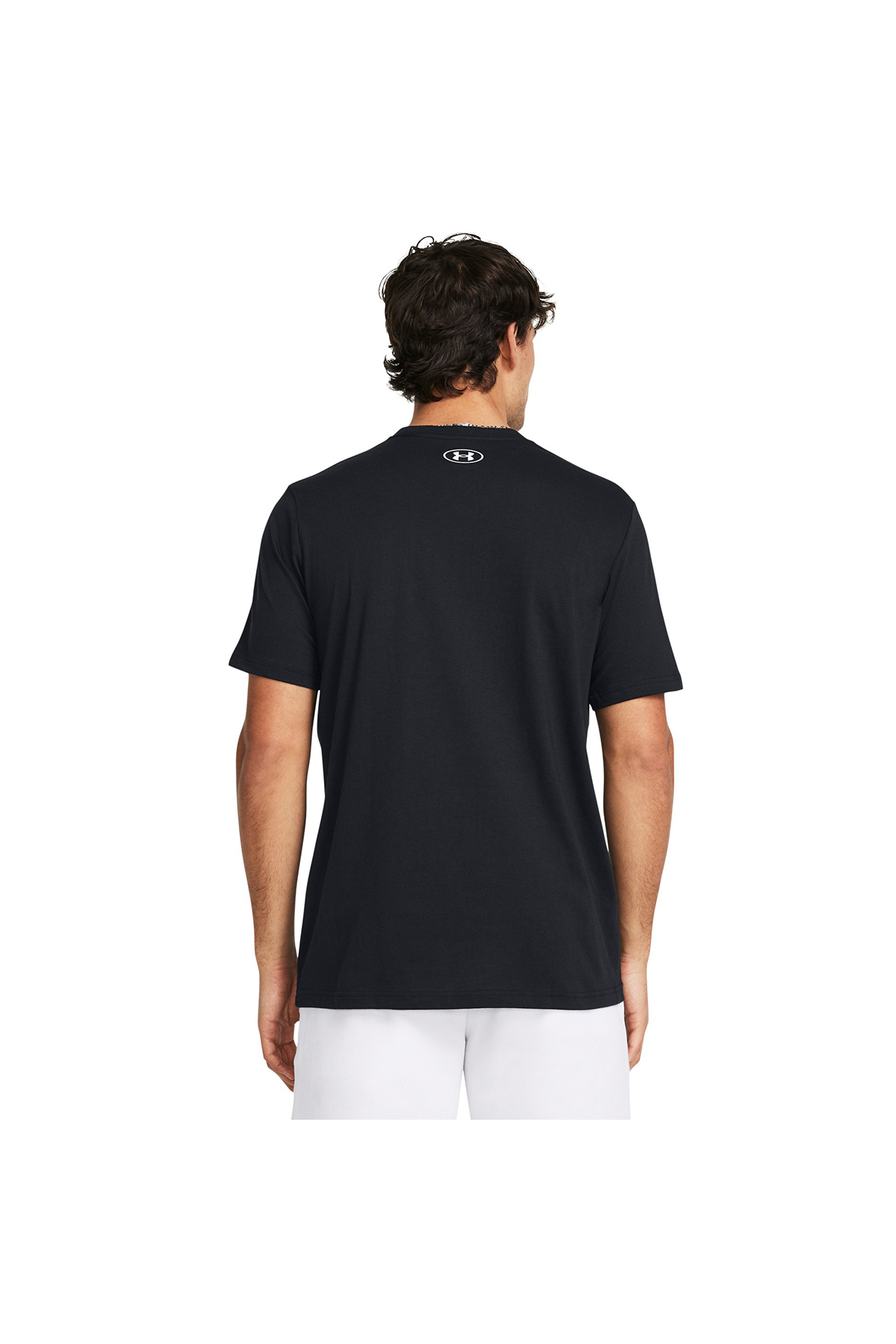 Under Armour Sportstyle Logo Update Erkek Siyah Tişört görsel 2