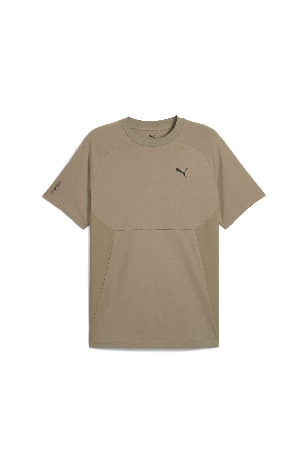 Puma Tech Better Erkek Kahverengi Yuvarlak Yaka Tişört