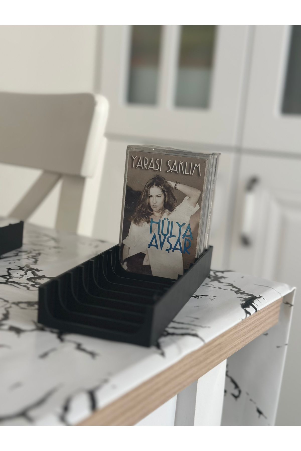 Bofen Kaset rafı-kaset düzenleyici-kaset organizer-kasetlik