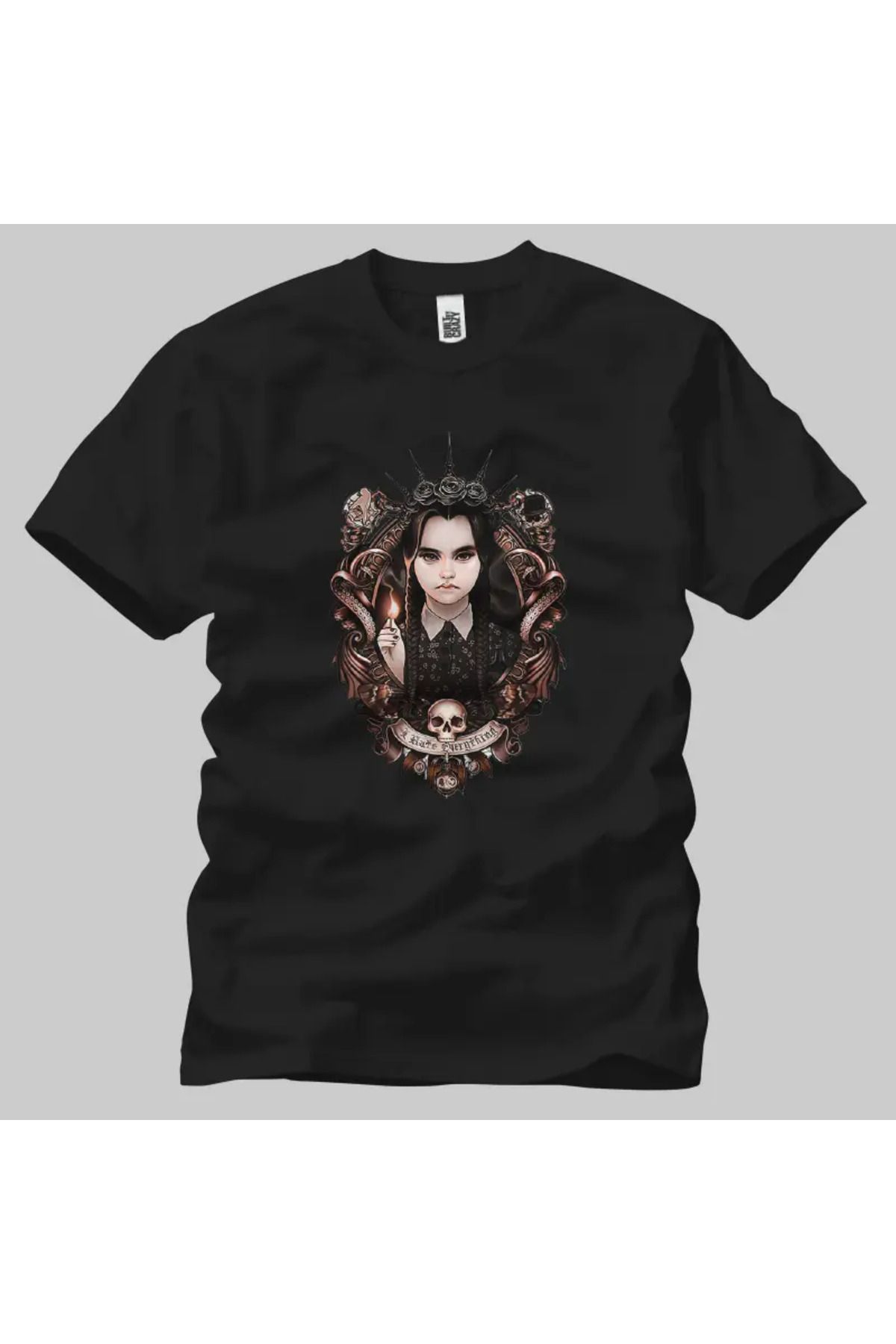 Built By Crazy Adams Family Wednesdays I Hate Everything Unisex Tişört