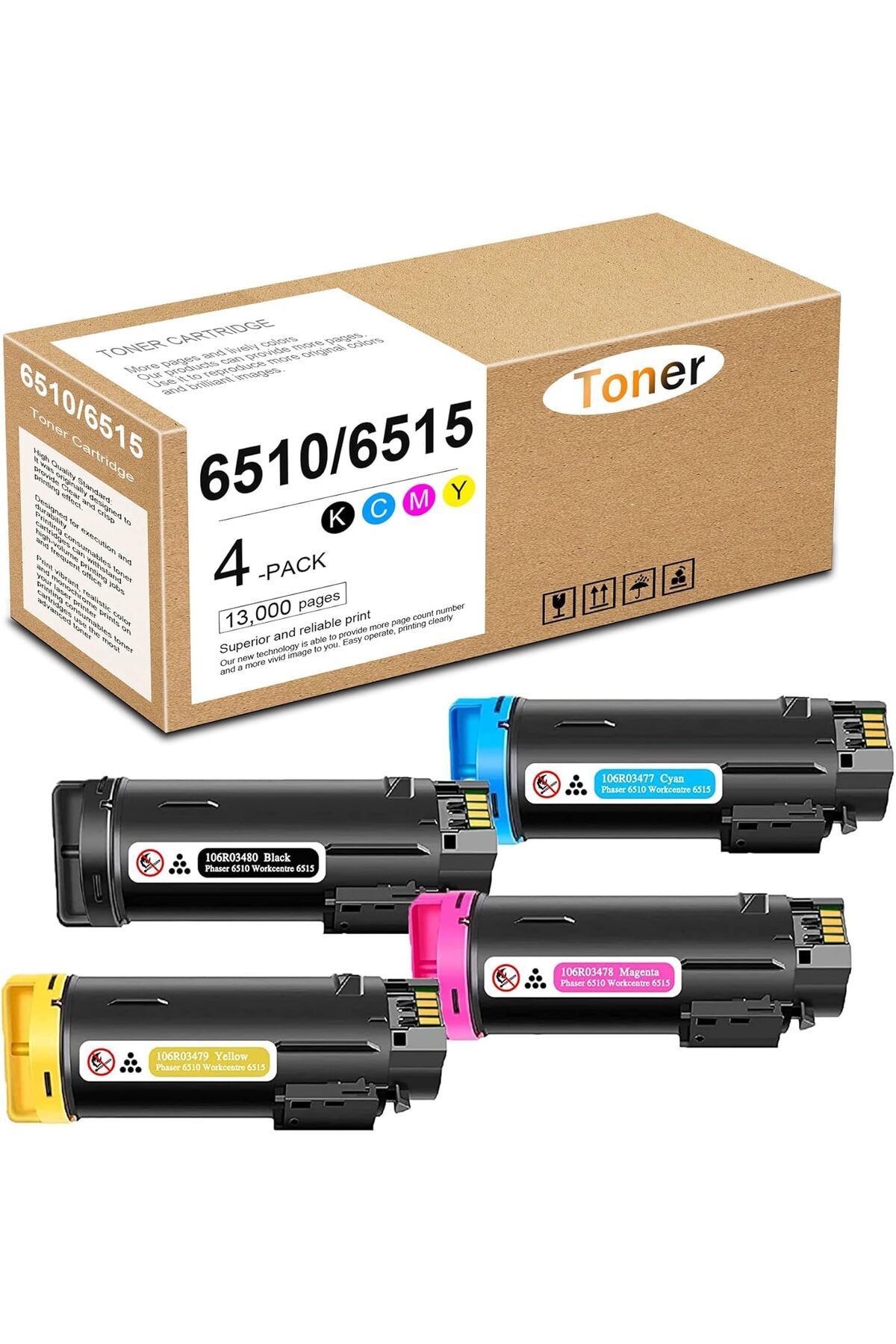Xerox Workcentre 6515/ Phaser 6510 106R03480 106R03477 106R03478 106R03479 Phaser 6510/ Workcentre 6515