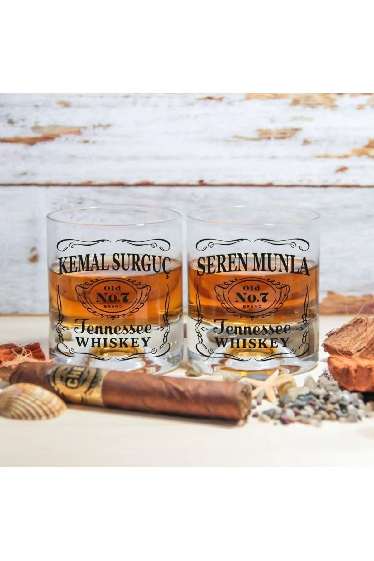 Kişiye Özel Jack Daniels Baskılı Viski Bardağı