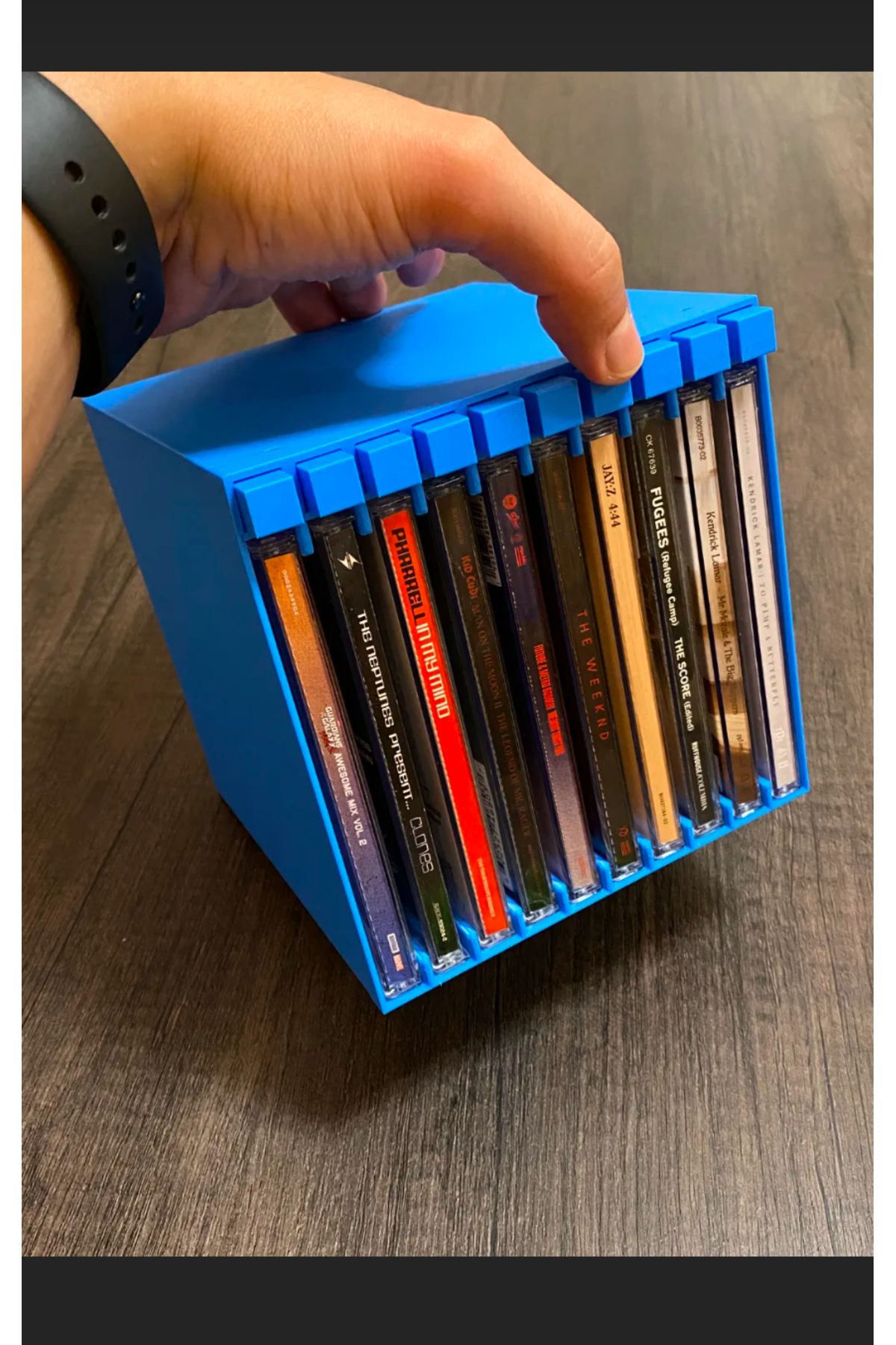 Bofen CD DVD rafı CD DVD düzenleyici CD DVD organizer kutusu