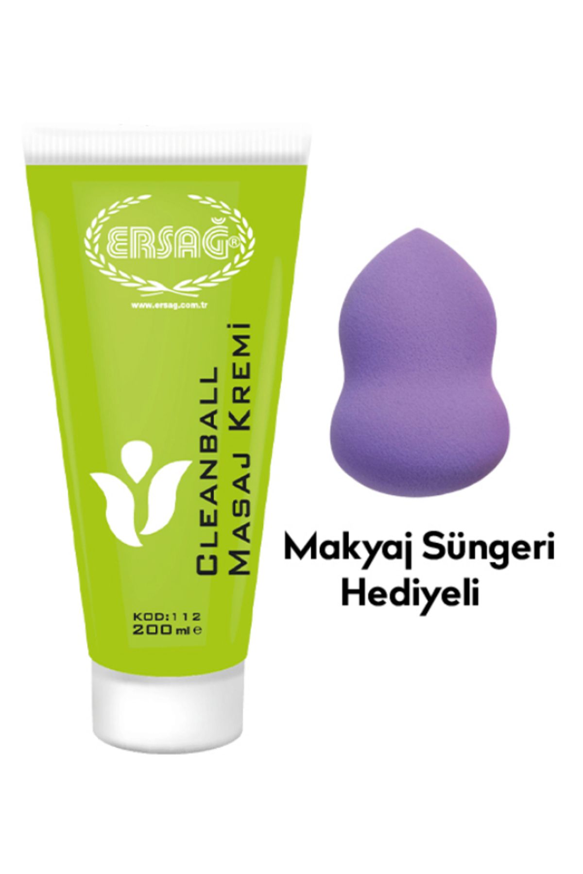 Ersağ Ersağ CleanBall Masaj Kremi 200 ml.