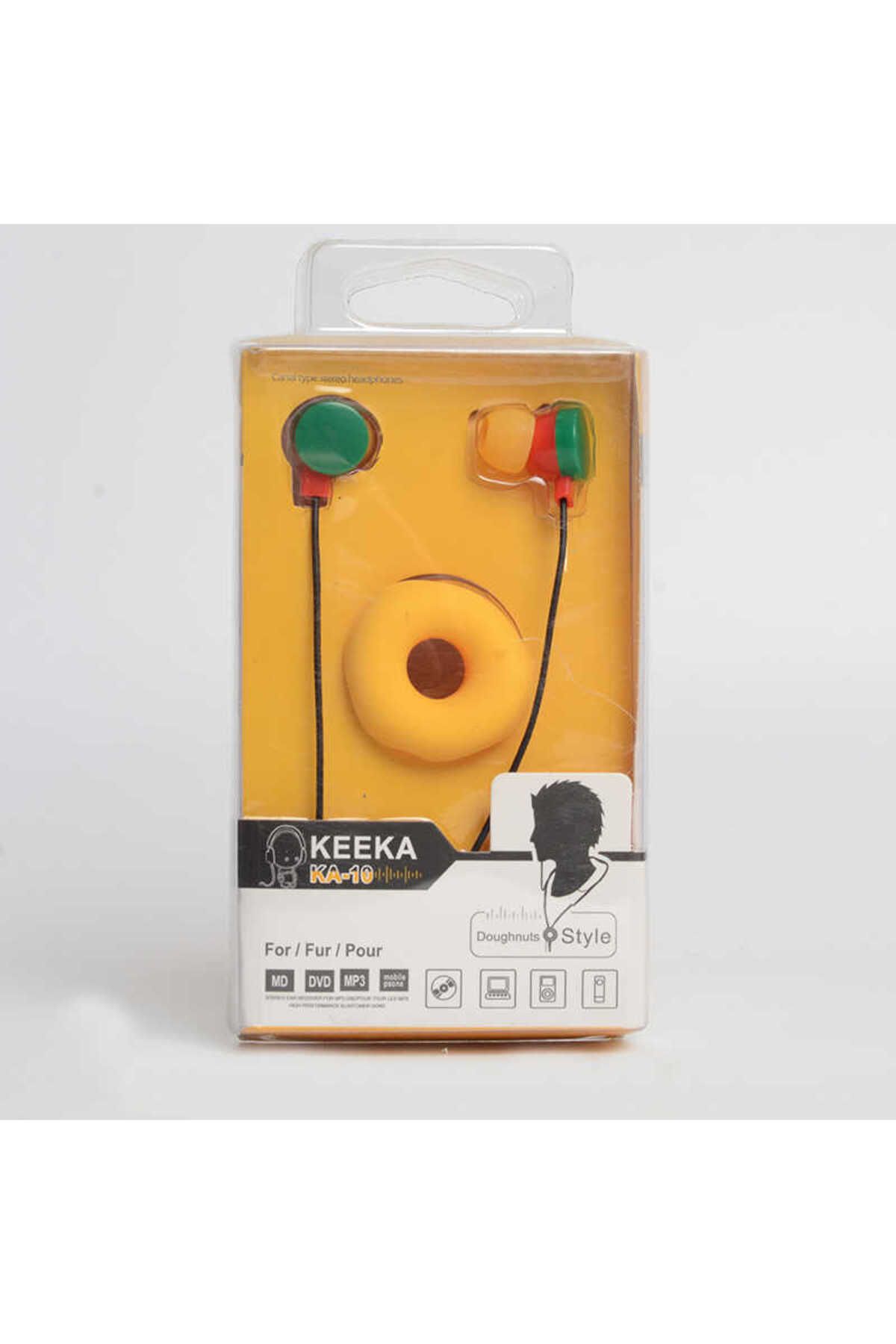 HTstore Zore KEEKA K-10 3.5mm Kulaklık-Sarı