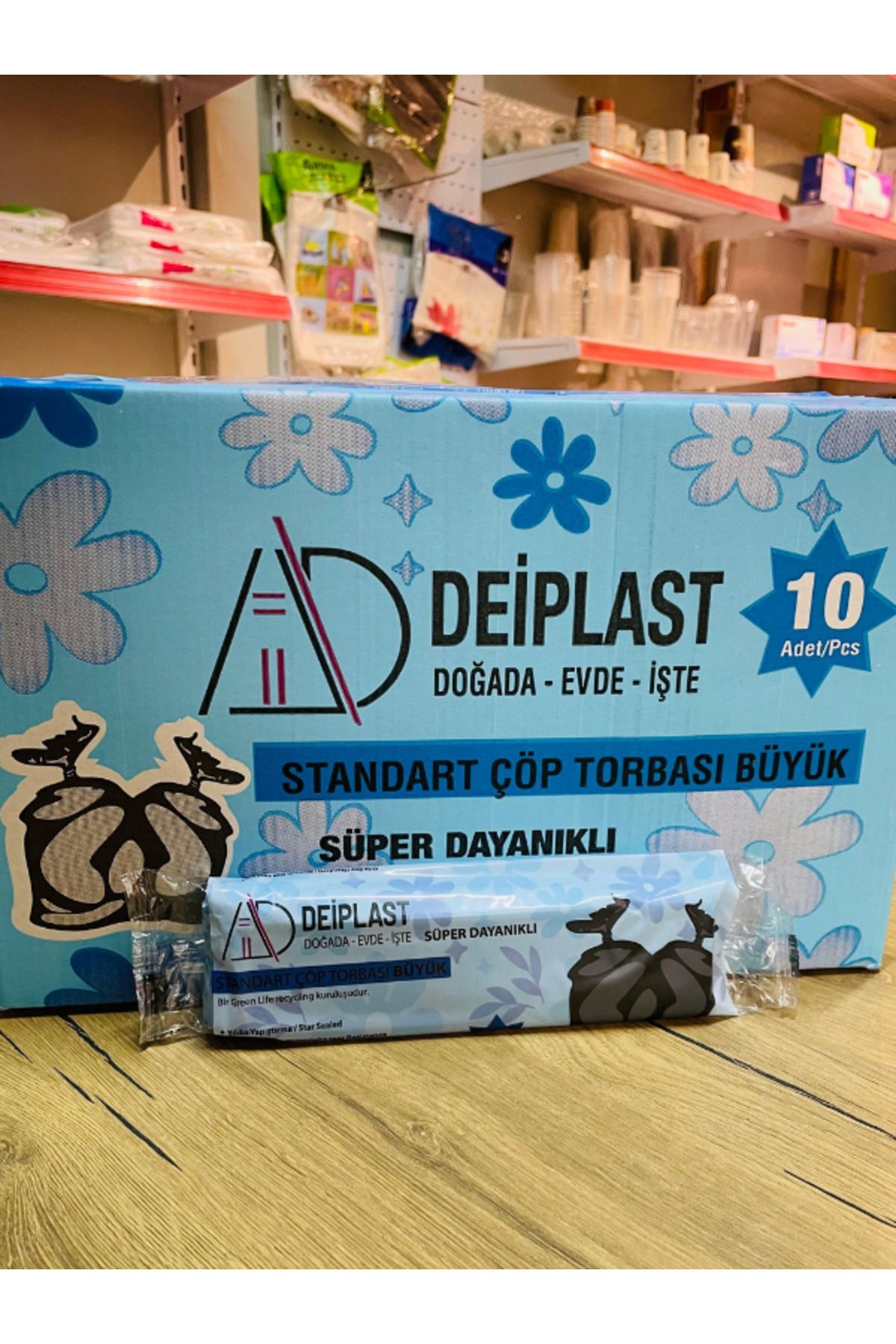 MEZ-PACK DEİPLAST SÜPER DAYANIKLI ÇÖP TORBASI 5 pkt BÜYÜK BOY