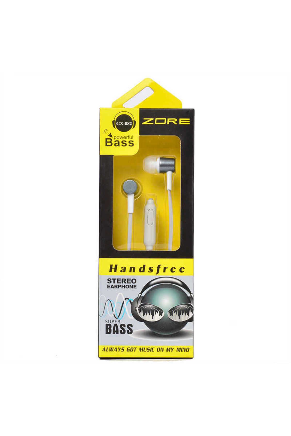 HTstore Zore GX-082 Mp3 Stereo Kulaklık-Gri