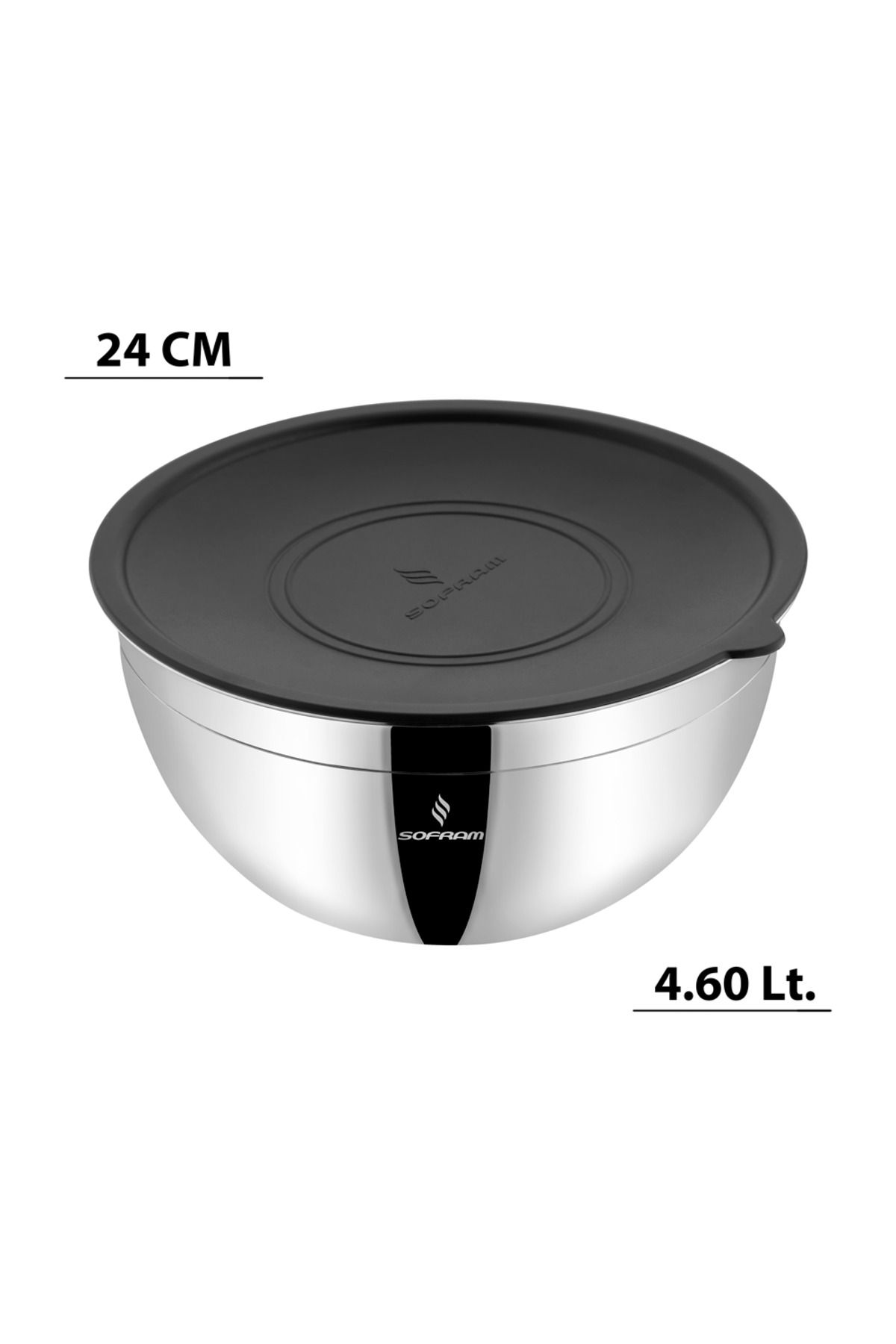 Sofram 3 Parça 24 cm Karıştırma ve Saklama Kabı