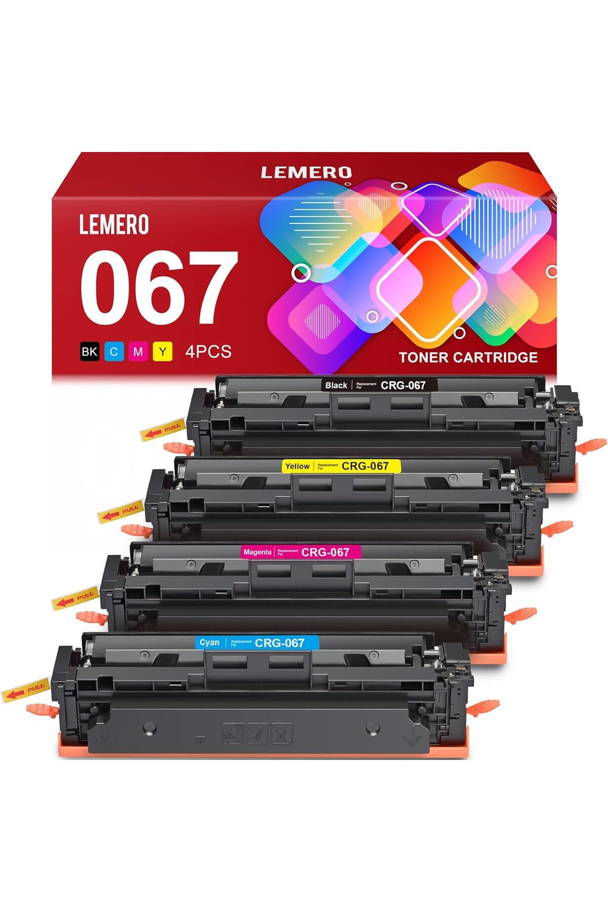 Canon MF656Cdw Toner Cartridges MF654Cdw MF653Cdw LBP632Cdw (Black Cyan Yellow Magenta)
