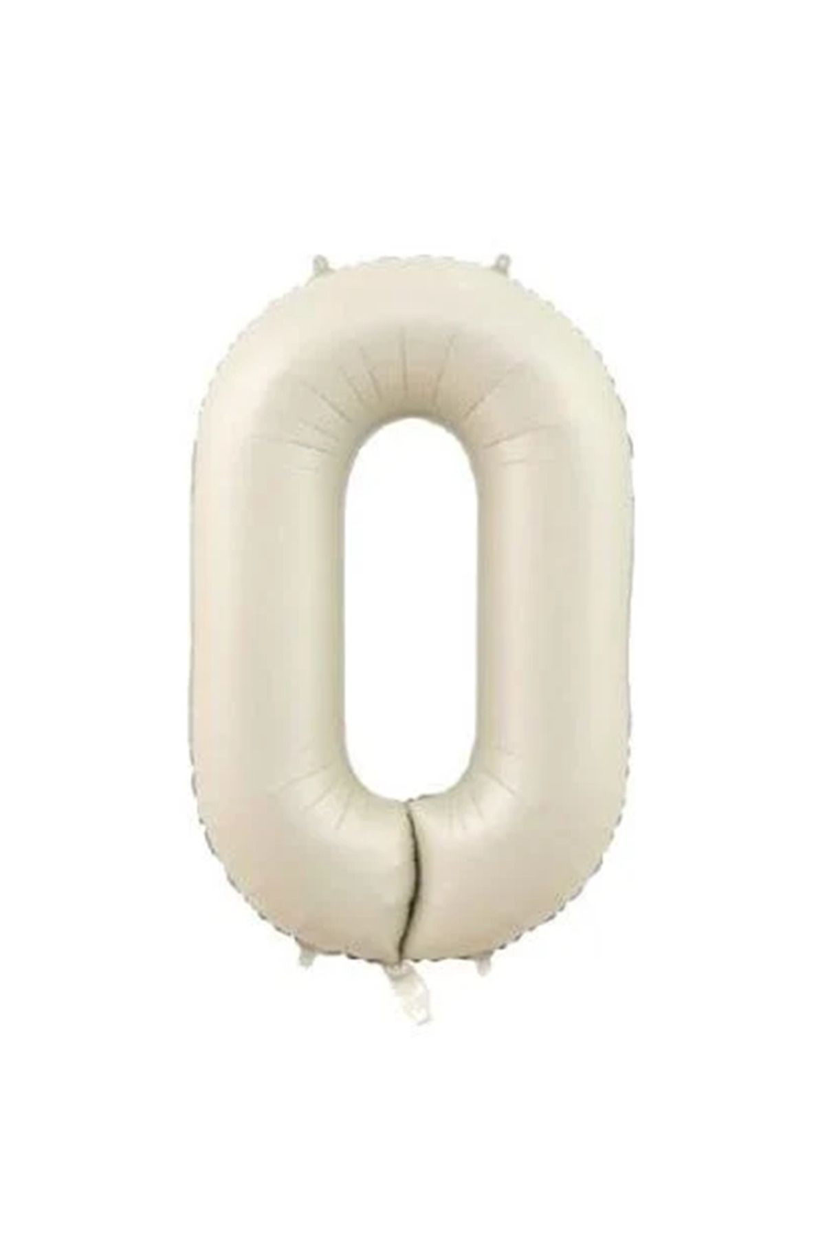 HKNYS 0 RAKAM SAYI KREM RENK FOLYO BALON 76 CM- -RAKAM SAYI FOLYO BALON