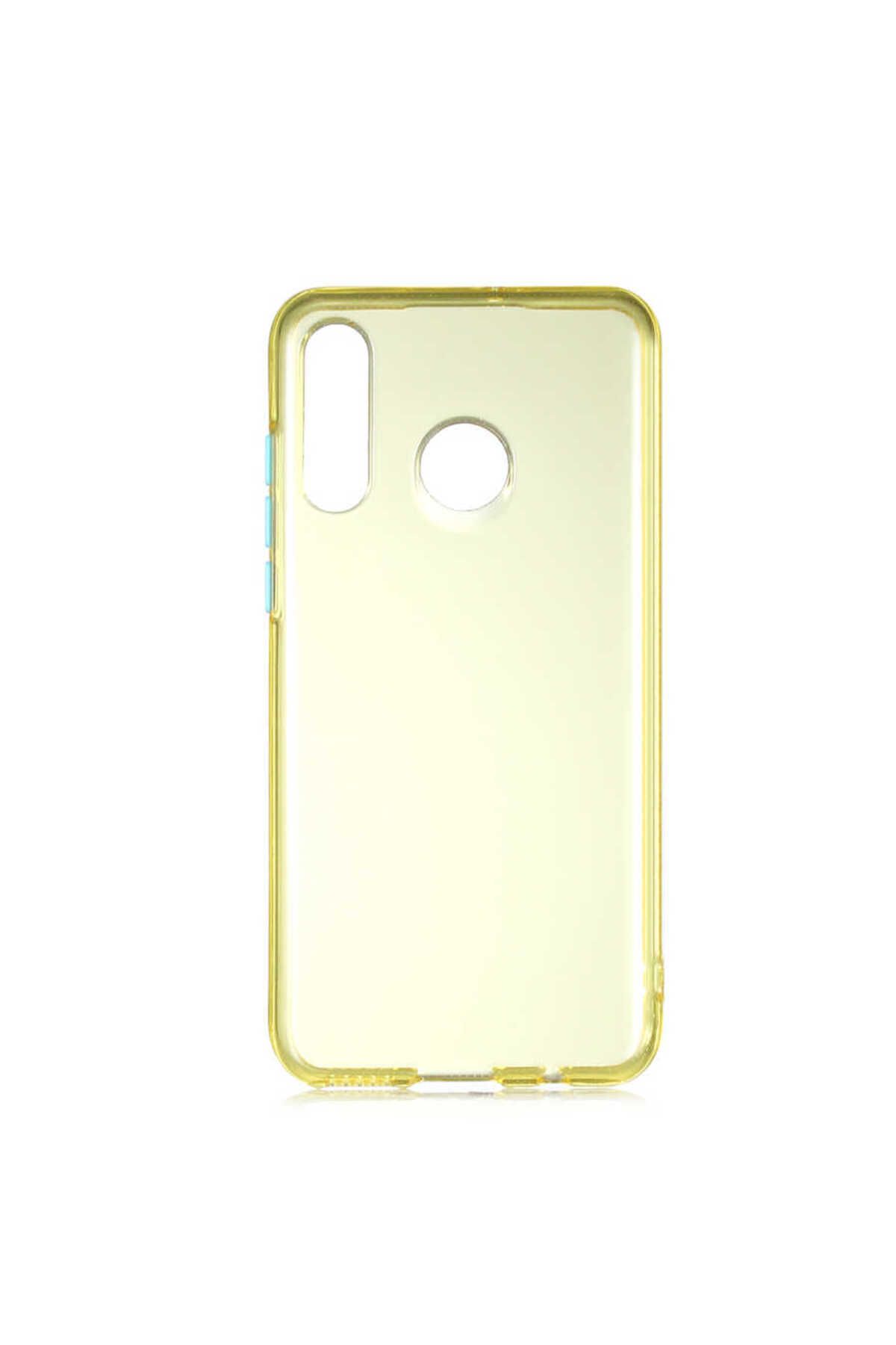 HTstore Huawei Uyumlu P30 Lite Kılıf Zore Bistro Kapak-Sarı