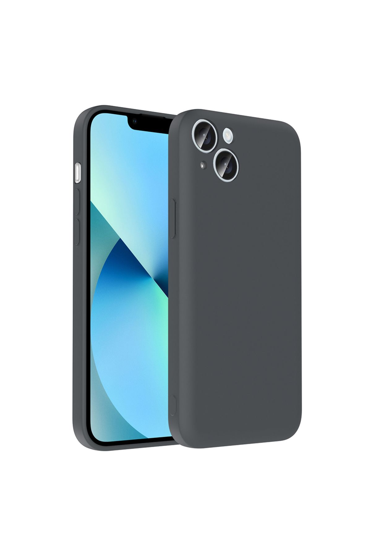 HTstore iPhone Uyumlu 13 Kılıf Kamera Korumalı Kartlık Hazneli Zore Vitra Kapak