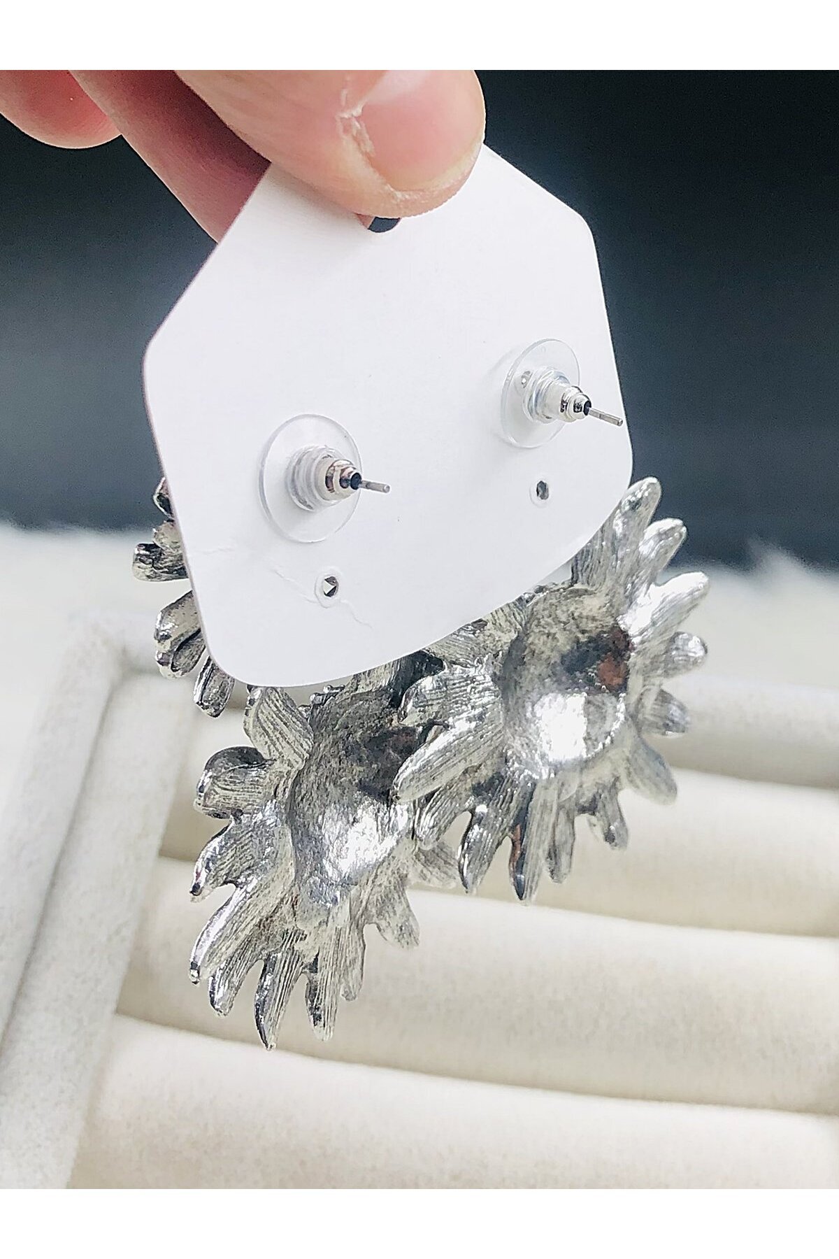 DS DİAMONDSHOP-Earrings Flower Model New Season Bykp- 202505887 7
