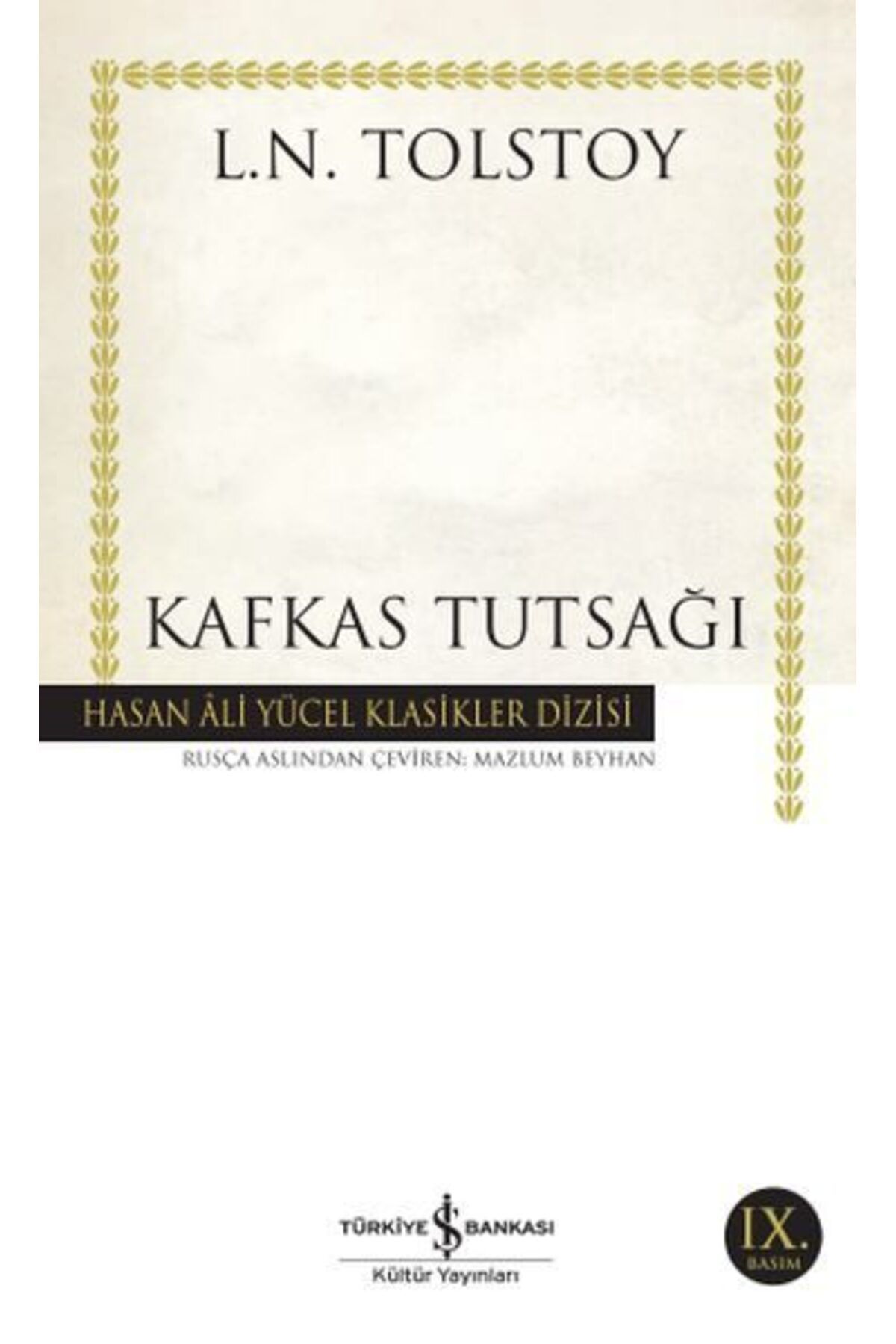 Destek Yayınları Kafkas Tutsağı Hasan Ali Yücel Klasikleri