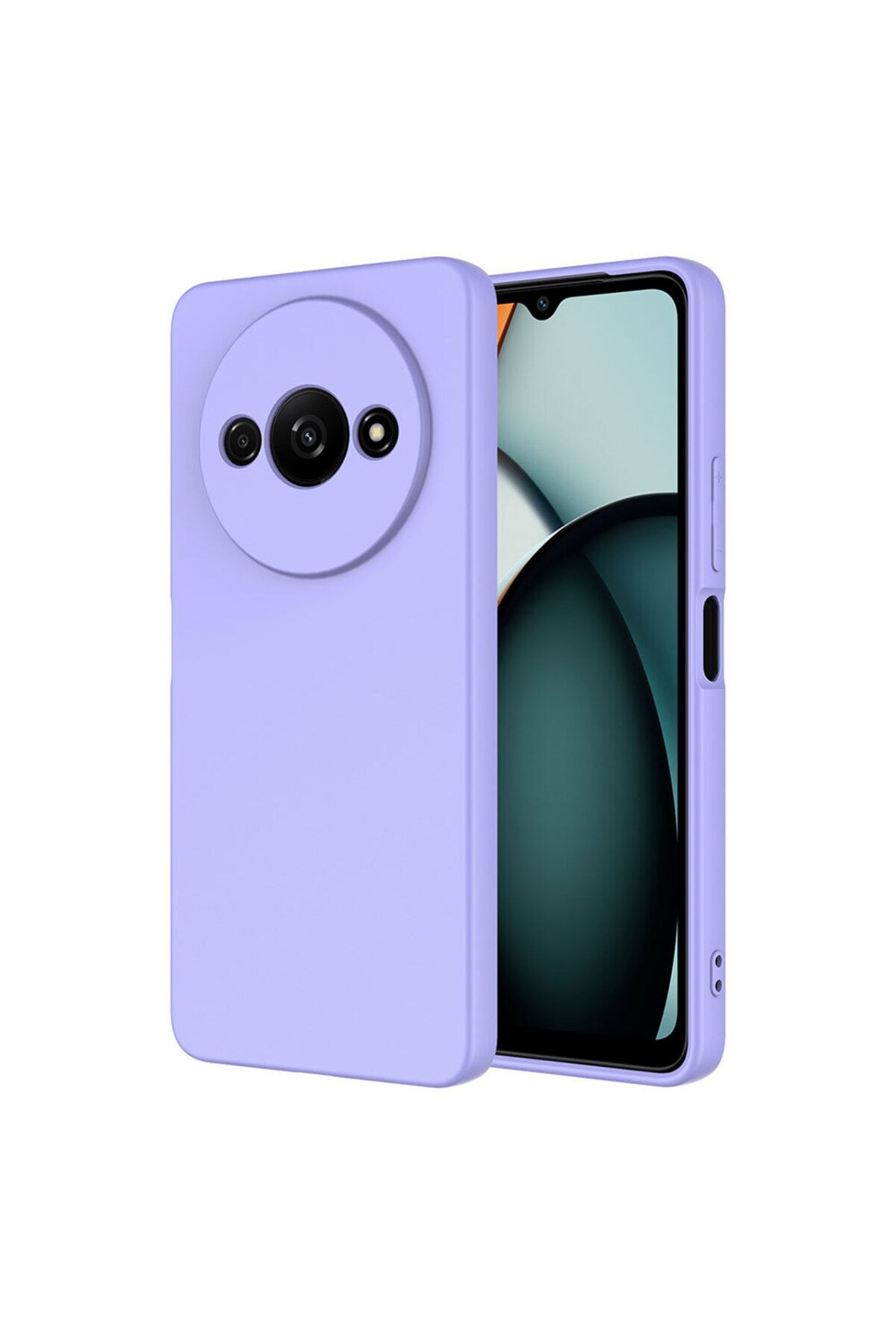 HTstore Xiaomi Uyumlu Redmi A3 4G 2024 Kılıf Zore Mara Lansman Kapak-Lila