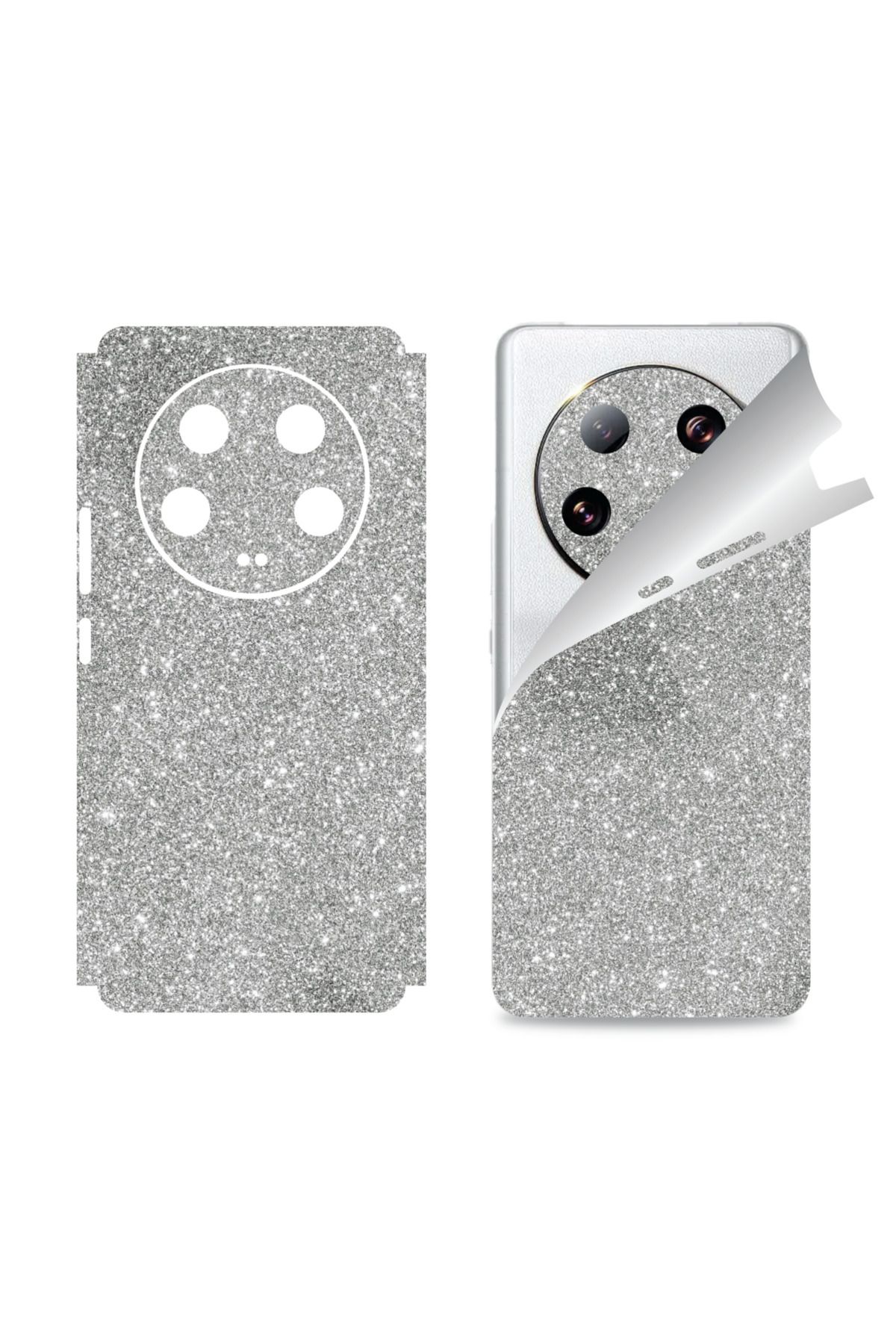 Bowie Xiaomi Mi 13 Ultra için uyumlu 360 full arka ve yan kaplama koruma sticker SİMLİ GRİ