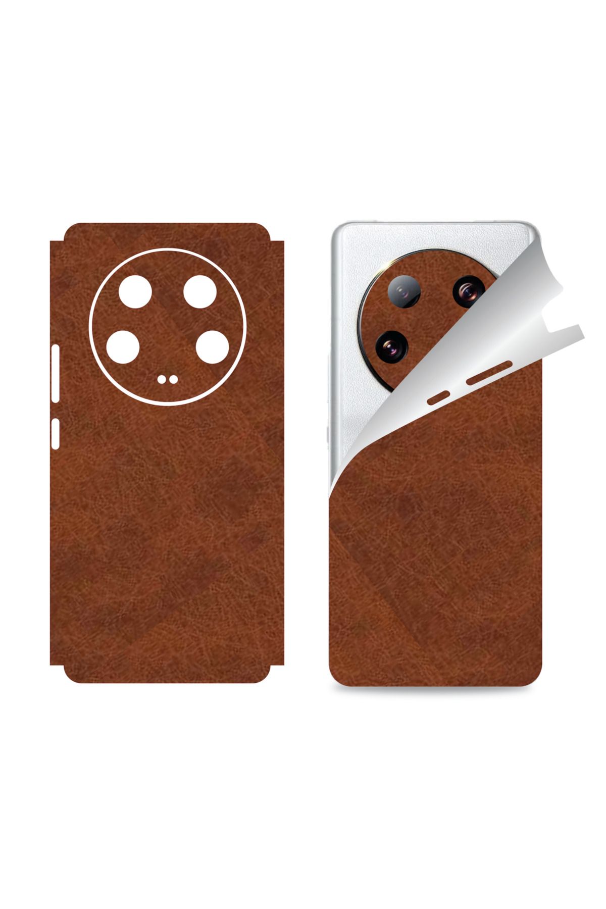 Bowie Xiaomi Mi 13 Ultra için uyumlu 360 full arka ve yan kaplama koruma sticker LEOPAR DESEN