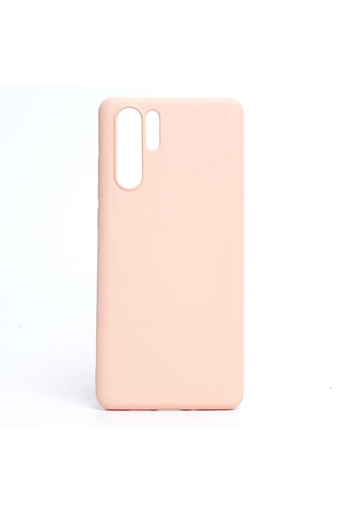 HTstore Huawei Uyumlu P30 Pro Kılıf Zore İnci Silikon-Pembe