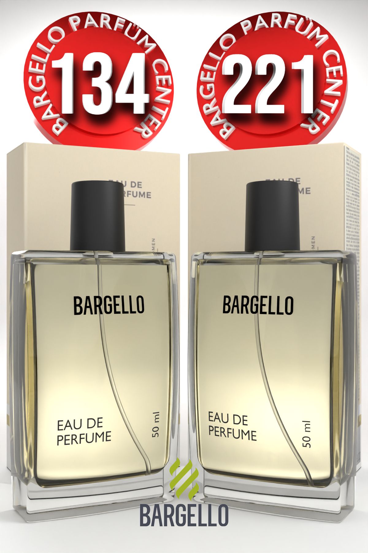 Bargello 134 Kadın Parfüm Oriental 50 ML EDP + Bargello 221 Kadın Parfüm Floral 50 ML EDP