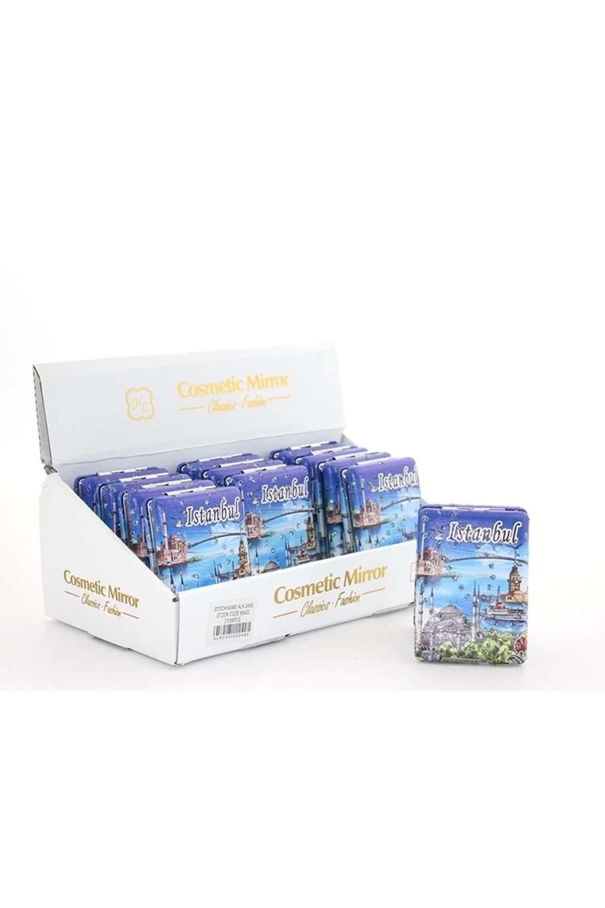 STOREMAX Taşlı İstanbul Tasarımı El Aynası Kalın Alk2483