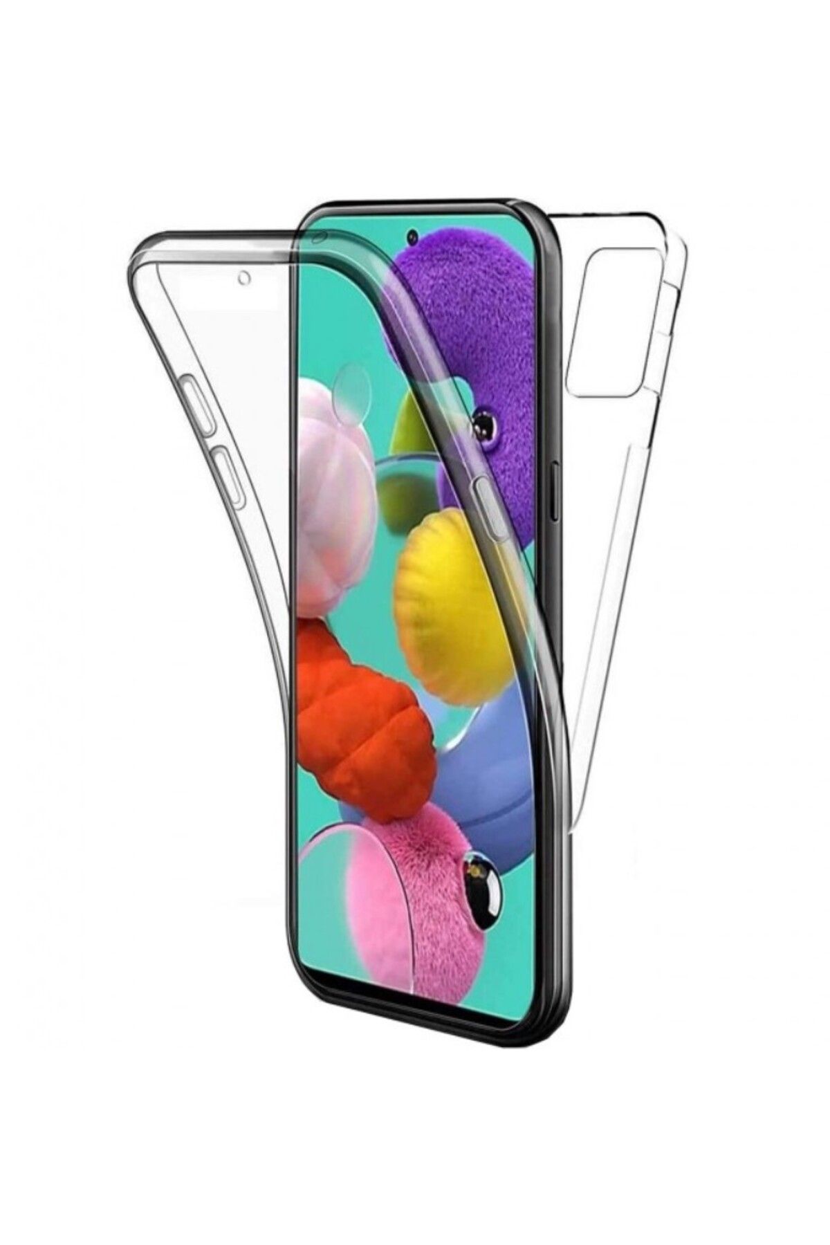 REDz Accessories Carcasă Completă, 360 De Grade, Protecție Dublă, Silicon Și Policarbonat - One Size