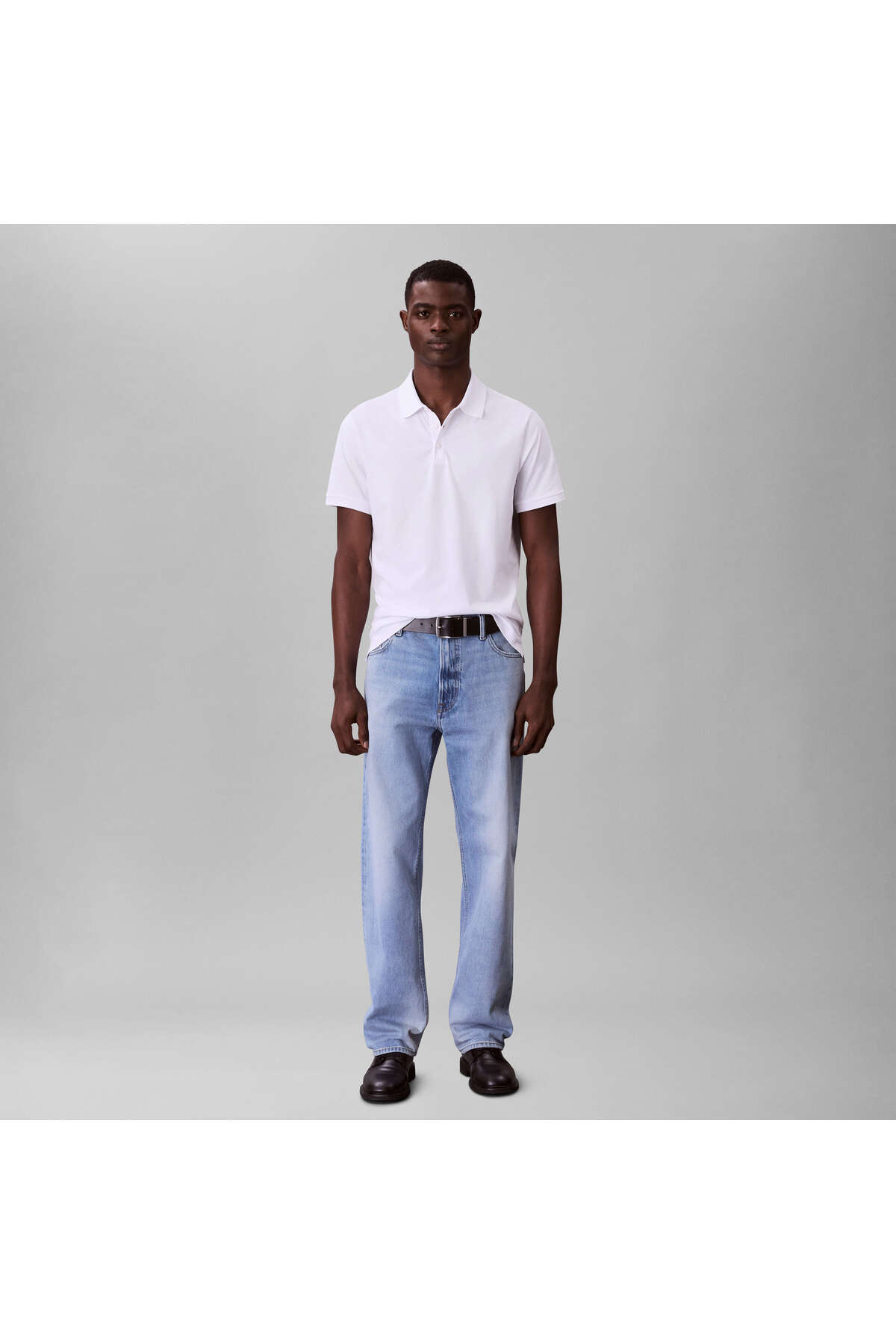 Calvin Klein-Ss Smooth Cotton Solid Polo 3