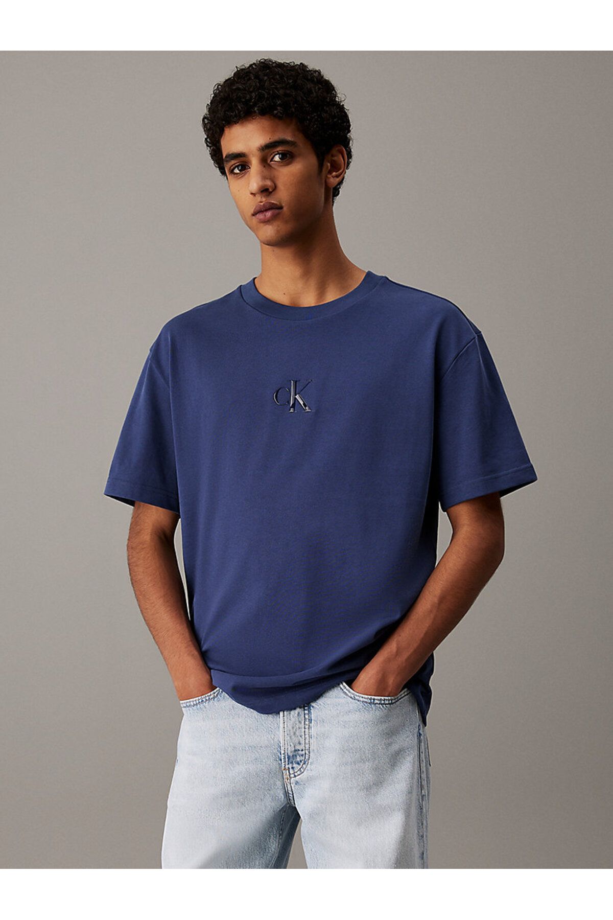 Calvin Klein SS REL LIQUID CK MONOLOGO TEE