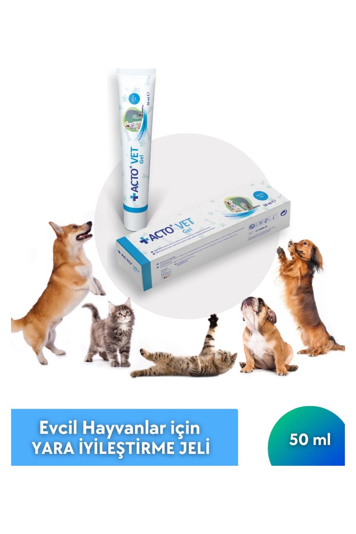 Roevita ACTO VET GEL 50 ml Evcil Hayvan Yara Bakım Jeli 50 ML