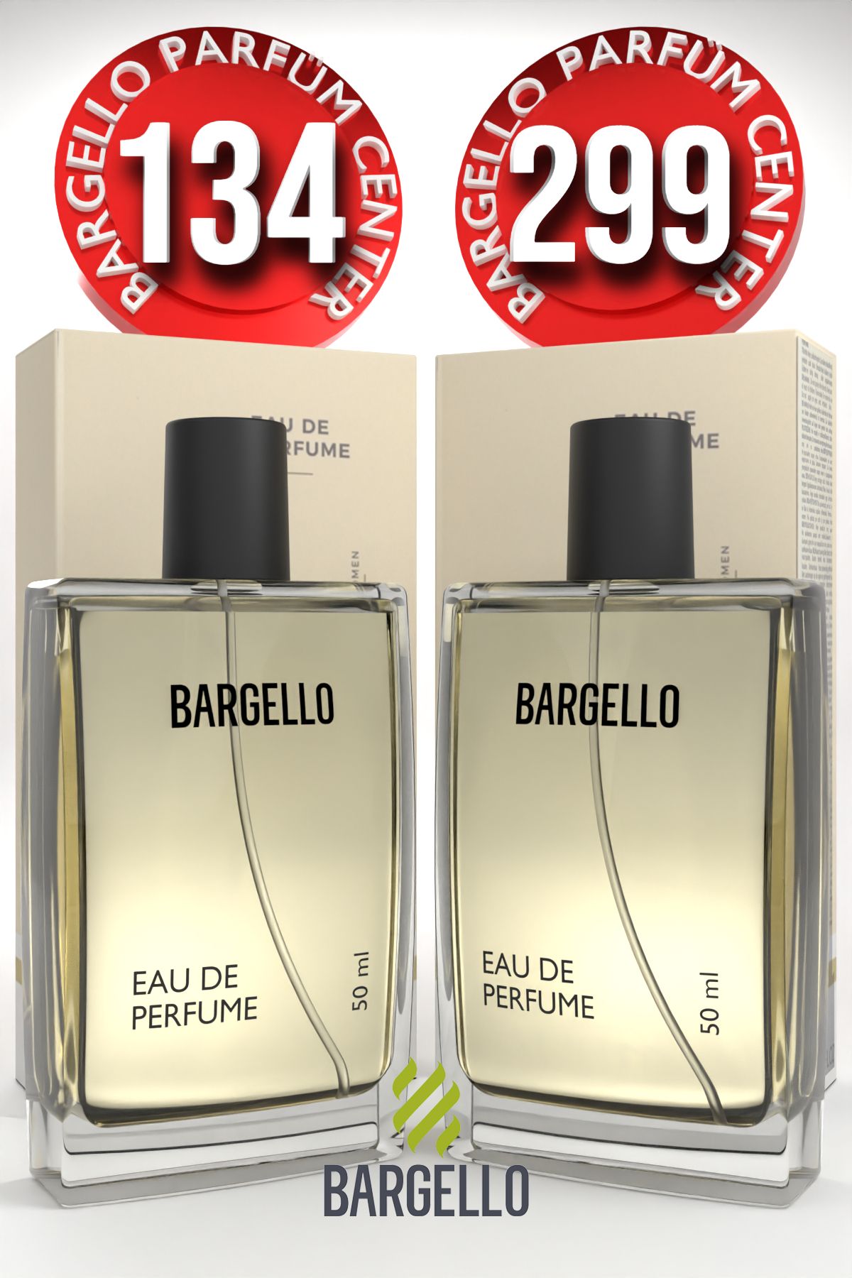 Bargello 134 Kadın Parfüm Oriental 50 ML EDP + Bargello 299 Kadın Parfüm Oriental 50 ML EDP