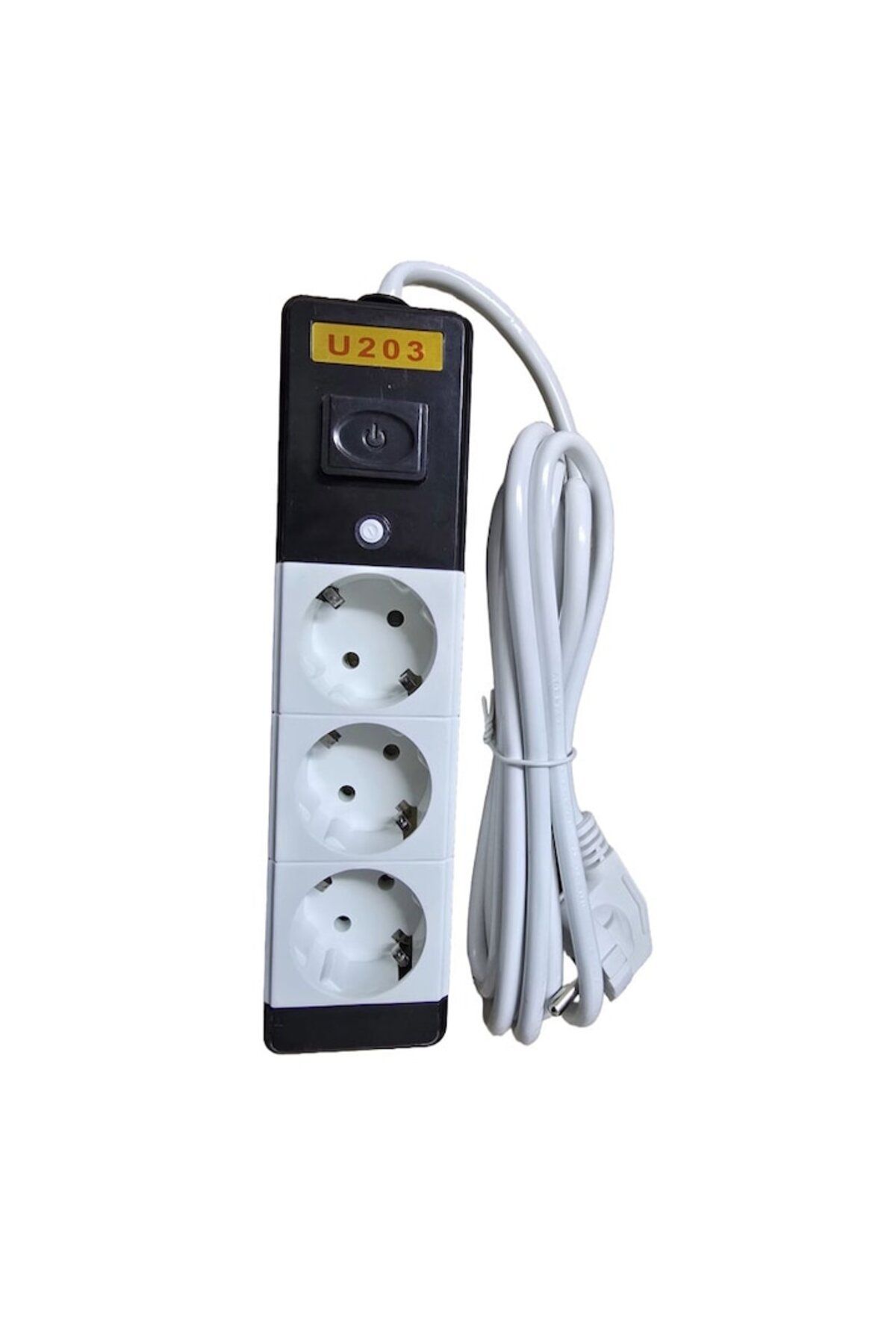 NEXTLY-Extension Cord With 3 Sockets, Switch, Hanging Bracket, High Temperature Resistant 6