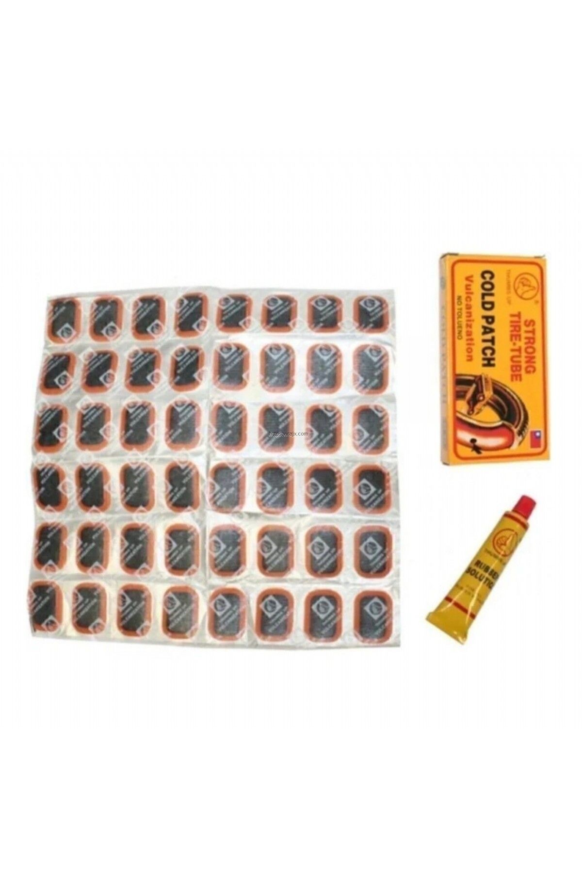virajx 48'li Soğuk Bisiklet Lastik Yama / Tamir Kiti