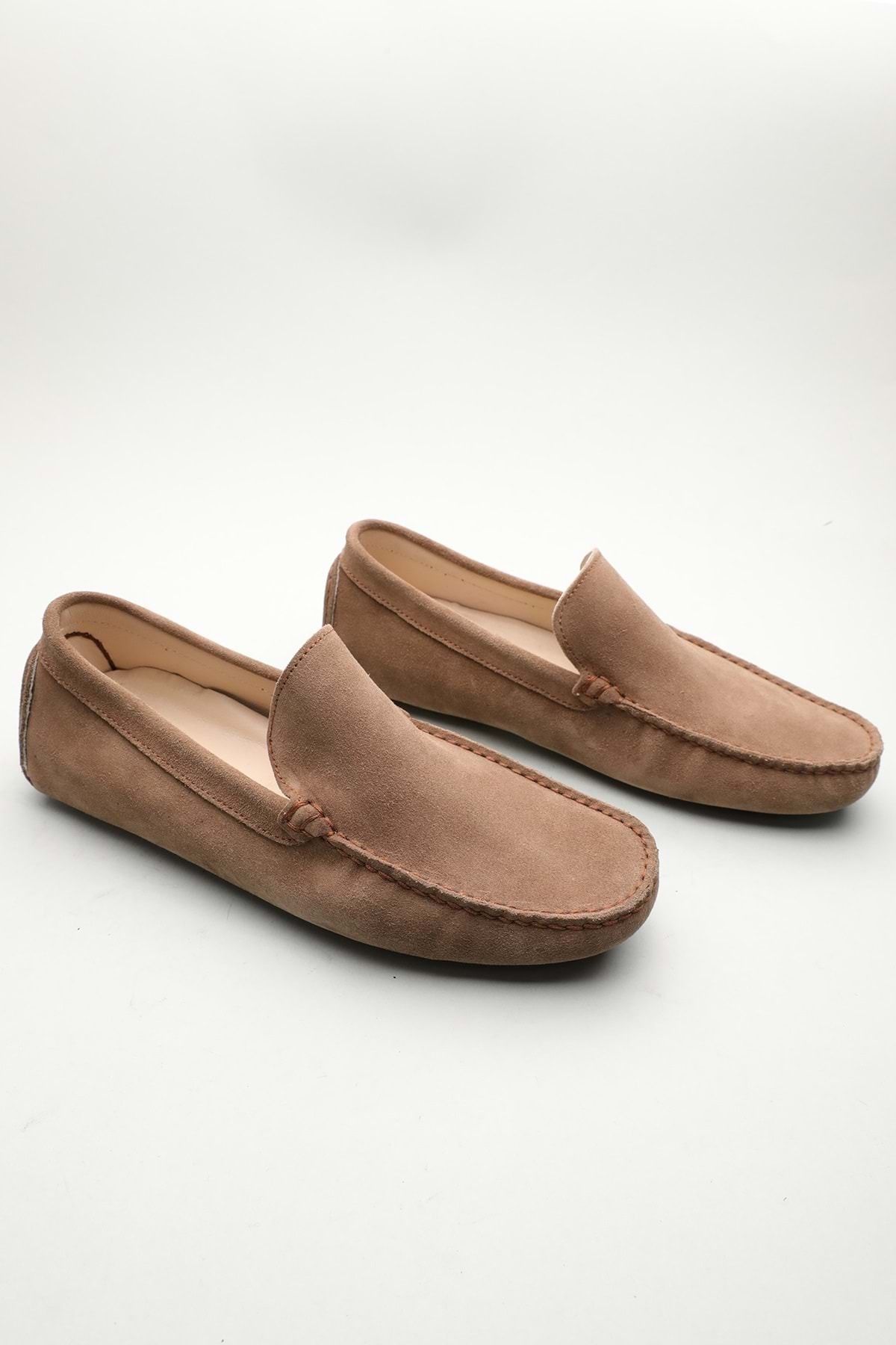 Gondol Erkek Hakiki Deri Klasik Loafer Kum 42 ttx.601185