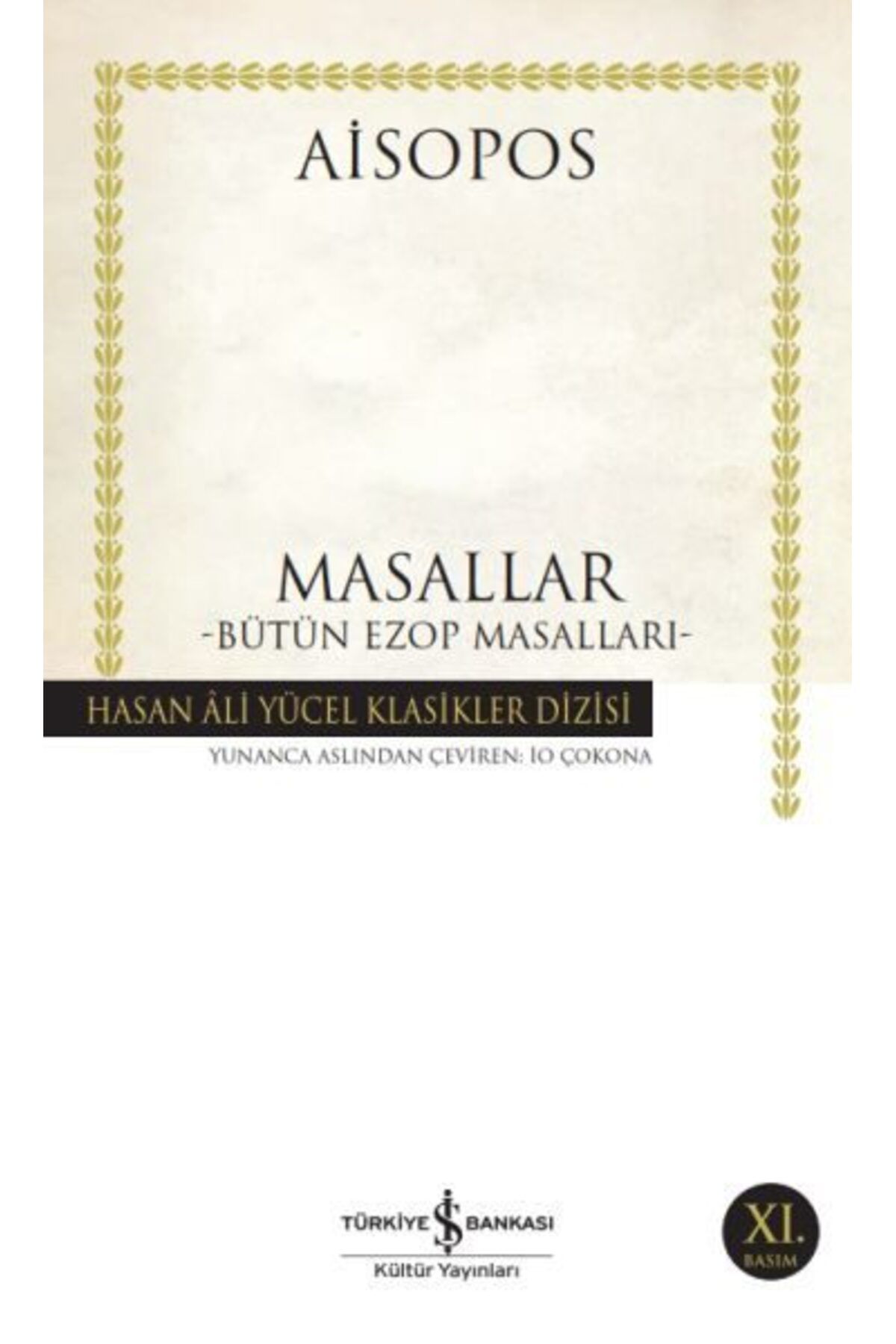 Destek Yayınları Masallar Bütün Ezop Masalları Hasan Ali Yücel Klasikleri