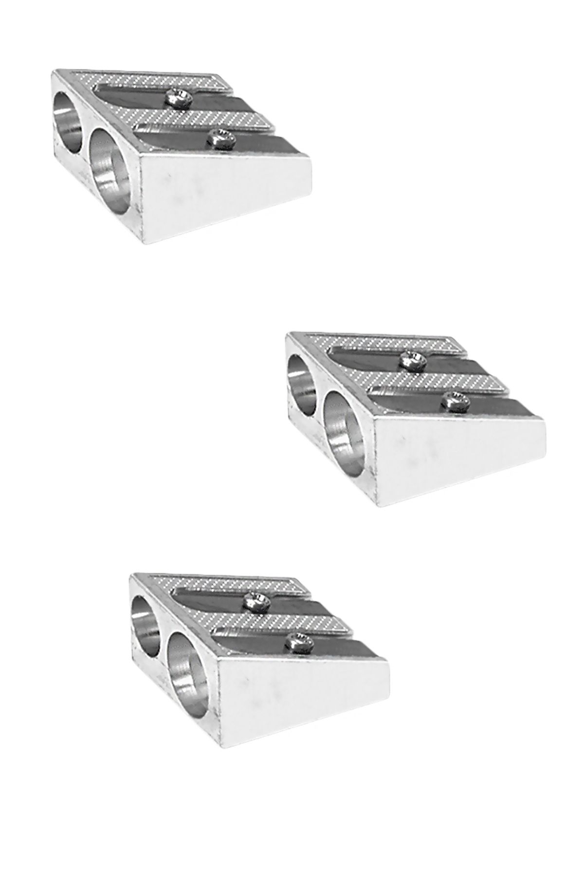 everart Çiftli Metal Kalemtraş 3 Adet