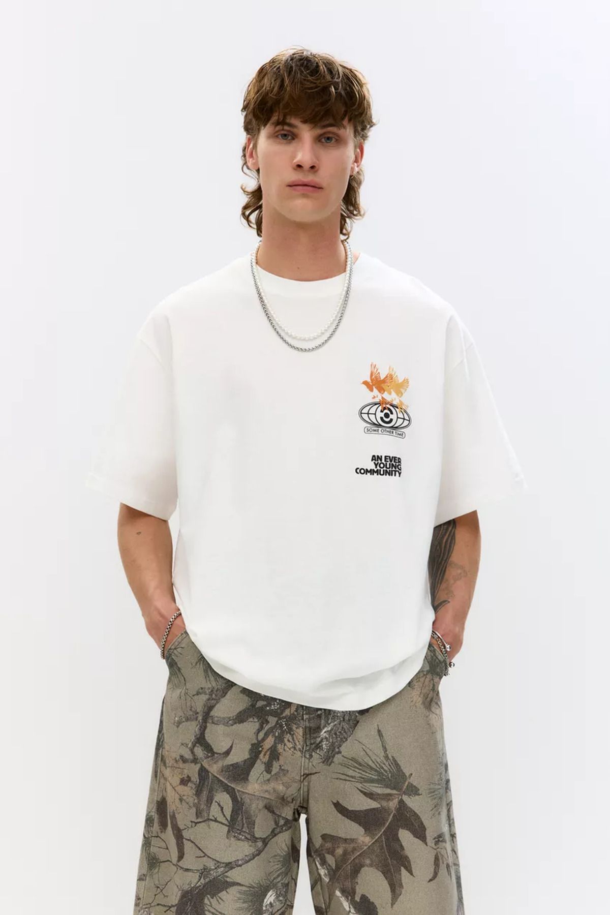 ACTIVE MODA - ERKEK KISA KOLLU TSHIRT PAMUKLU BASKILI 02