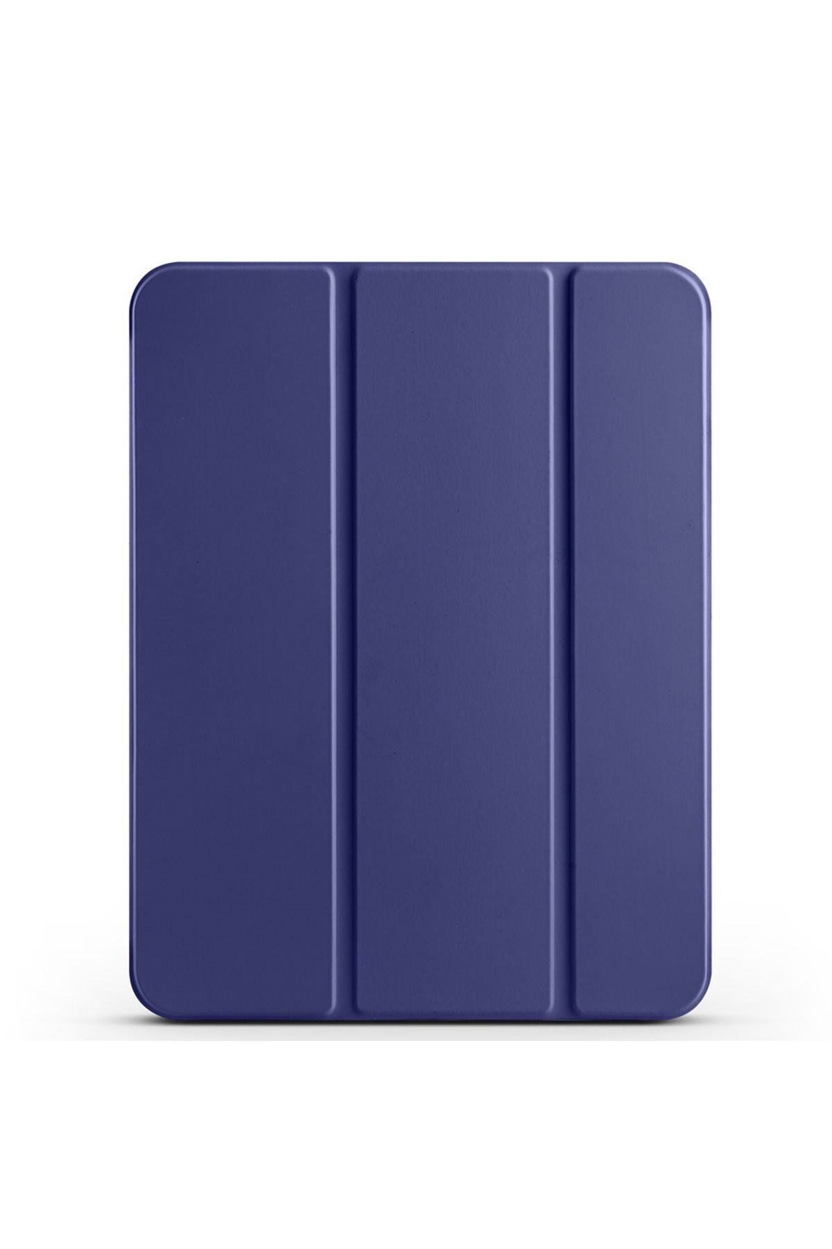 HTstore iPad Uyumlu 11.Nesil 2025 Zore Smart Cover Kalem Bölmeli Standlı 1-1 Kılıf-Lacivert