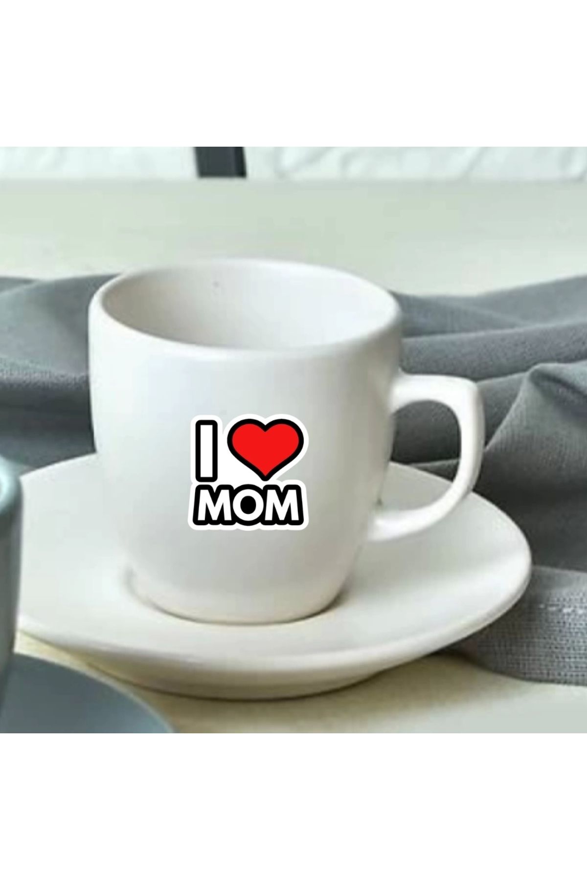 ÇİNİ HOME Mug Kupa- Anneler Gününe Özel Baskılı Türk Kahve Fincanı 6