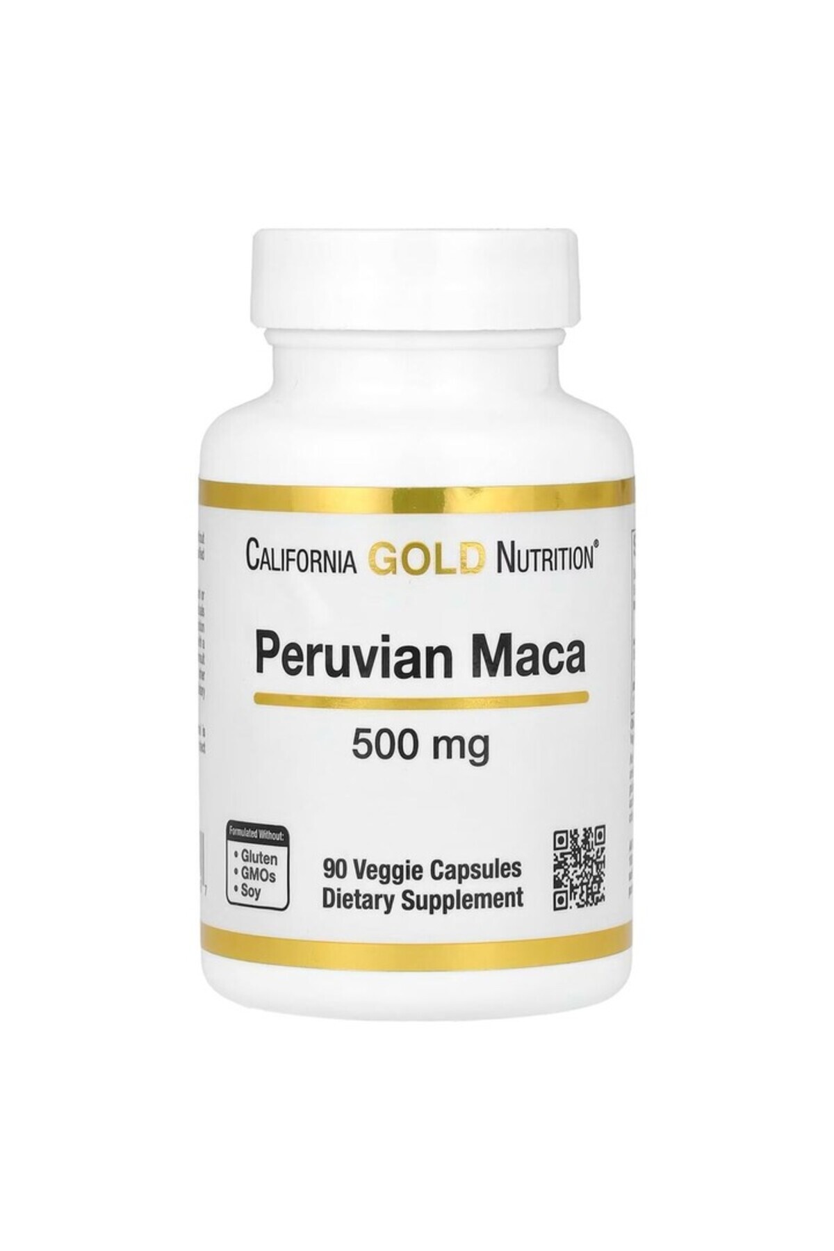 California Gold Nutrition Peruvian Maca california 500 Mg. 90 Kapsül