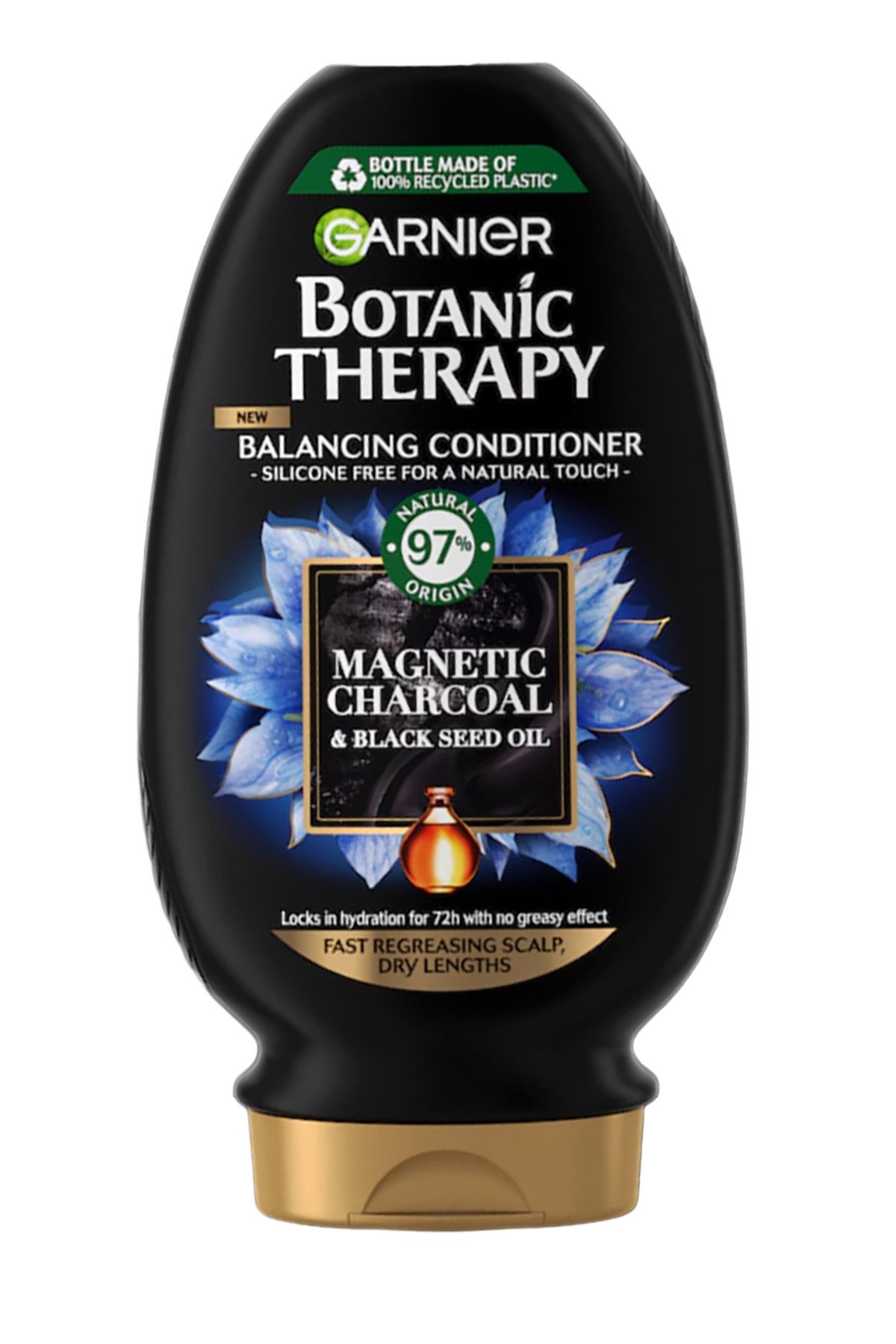 Garnier Balsam De Păr Botanic Therapy Cu Cărbune Magnetic Și Ulei De Semințe De Nigră, 200 Ml Unisex - One Size