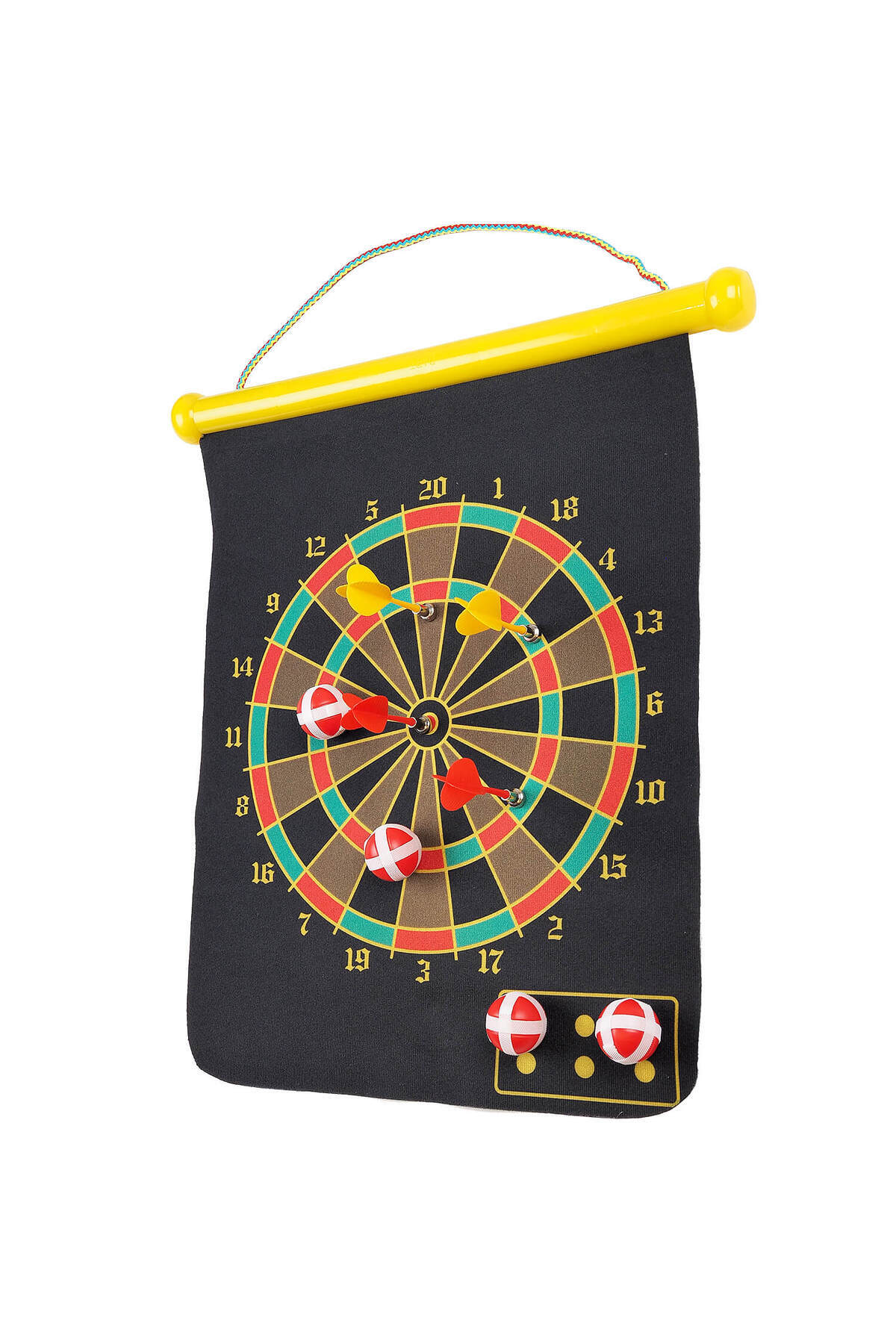 ACTION ONE-Magnetic Darts Game for Children Unicorn, with 4 darts and 4 velcro balls, 34x45 cm 4