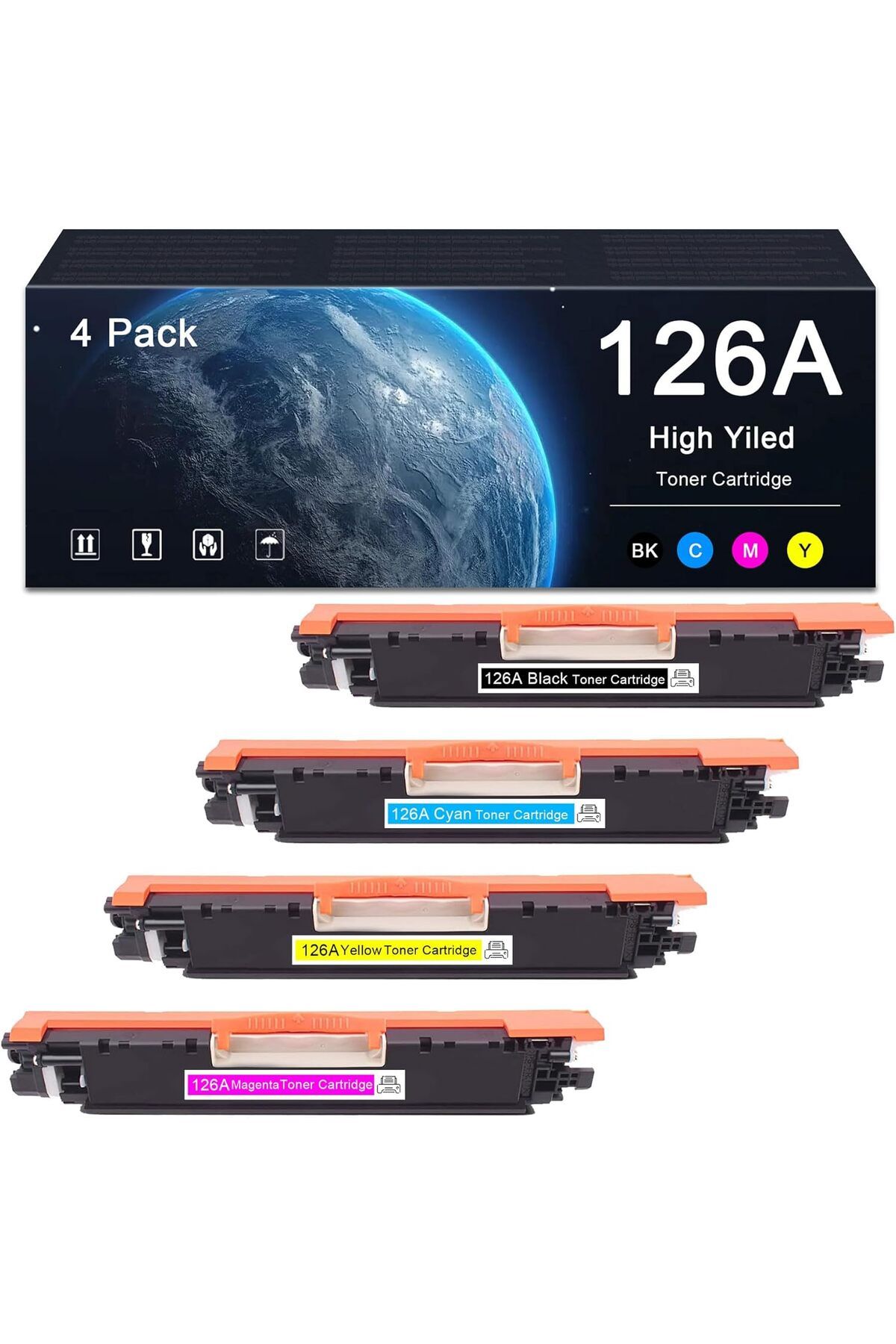 HP 126A Pro 100 Color MFP M175nw Pro CP1025, CP1025nw TopShot Pro M275 MFP *YA-DE TONER*