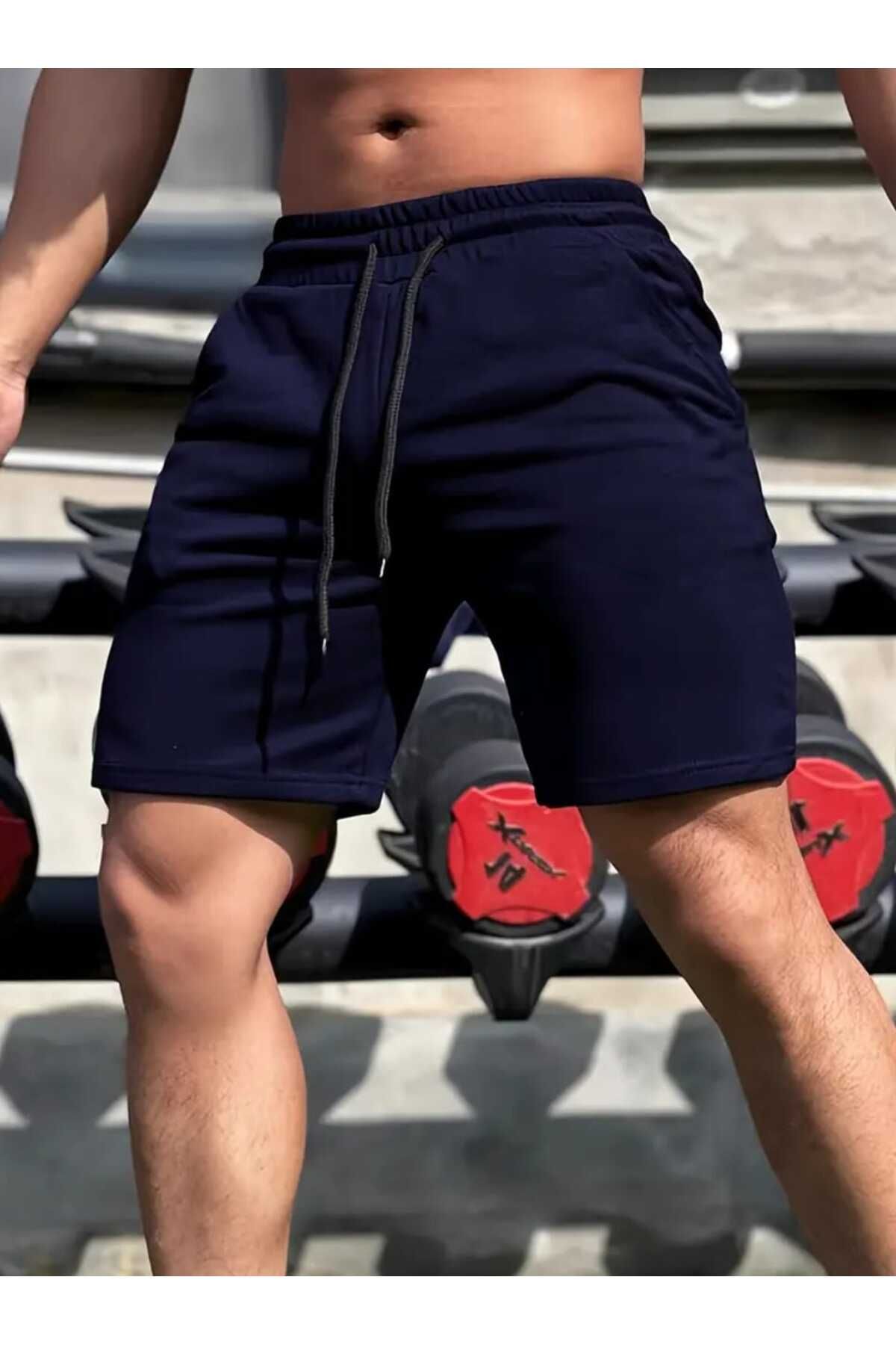 JustBS Erkek Comfort Fit Lacivert Şort